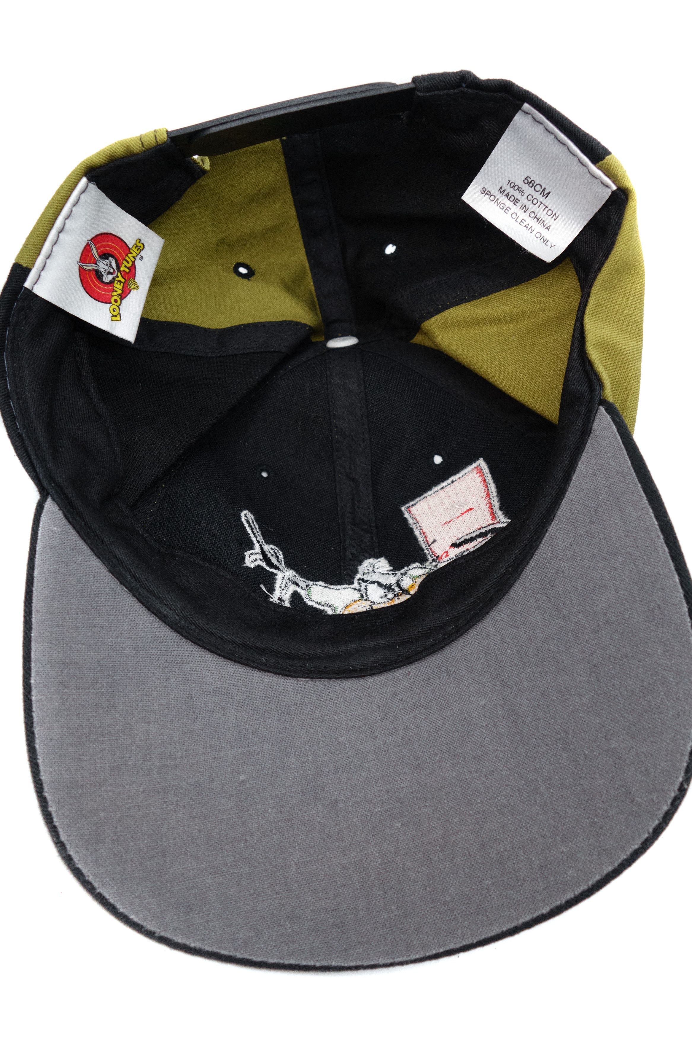 Warner Bros Looney Tunes 90s Daffy Duck Sport Referee Cartoon Cap 1997 Size ONE SIZE - 5 Thumbnail