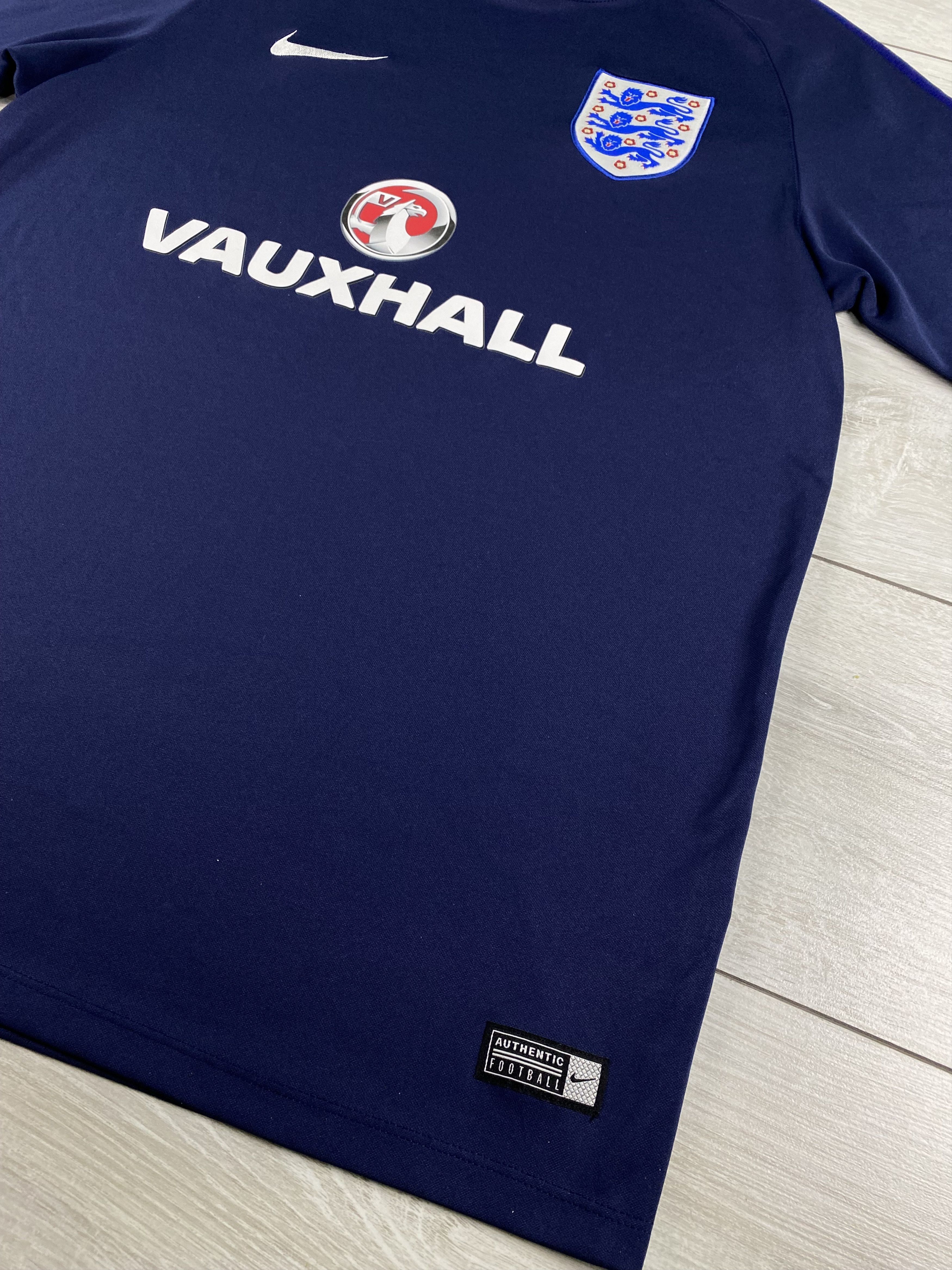 Nike ENGLAND 2016 2017 TRAINING FOOTBALL SHIRT SOCCER JERSEY Size US L / EU 52-54 / 3 - 5 Thumbnail