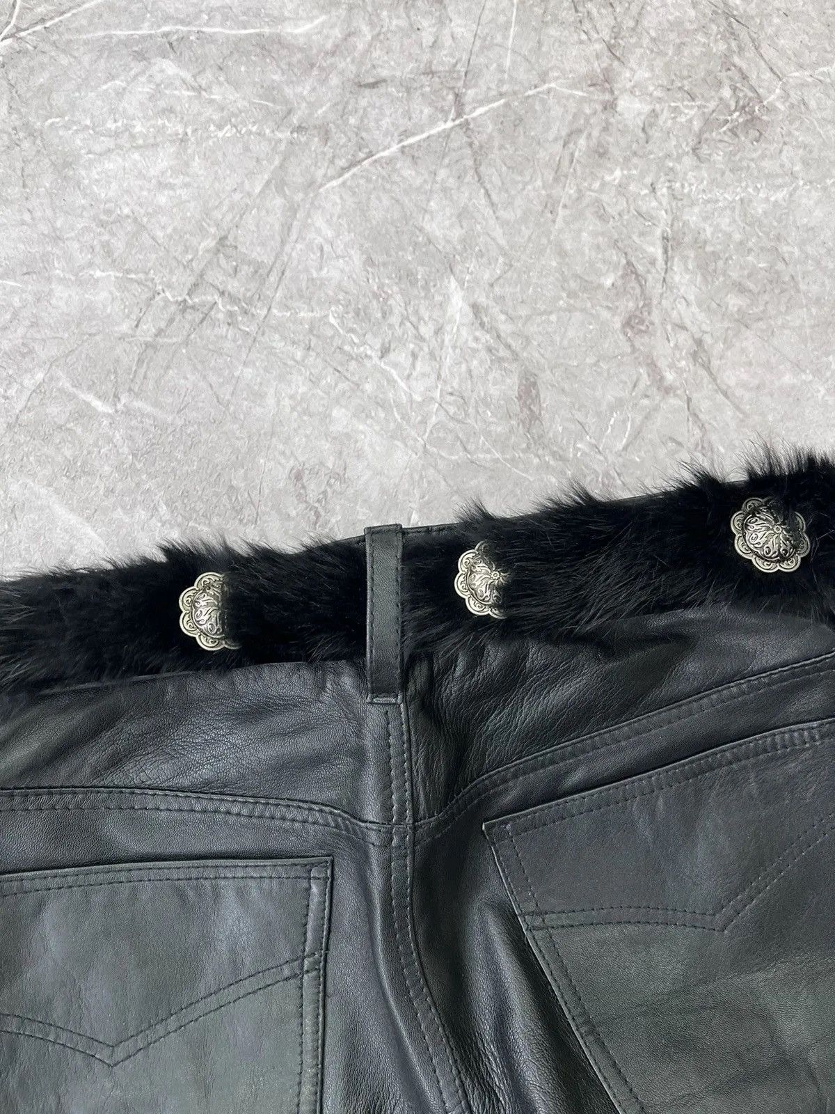 Hysteric Glamour Punk 90s grunge real fur belt goth emo Size ONE SIZE - 10 Thumbnail