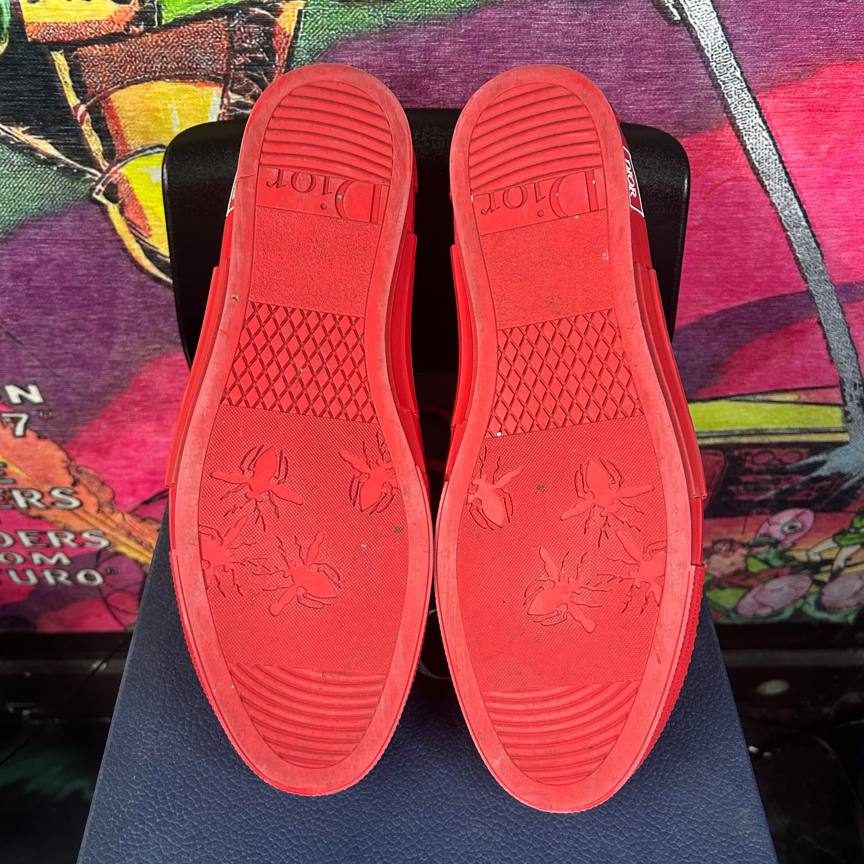 Dior Christian Dior B23 Sneakers Red / Bordeaux Size 51 / 16.5 Size US 15 / EU 48 - 5 Thumbnail