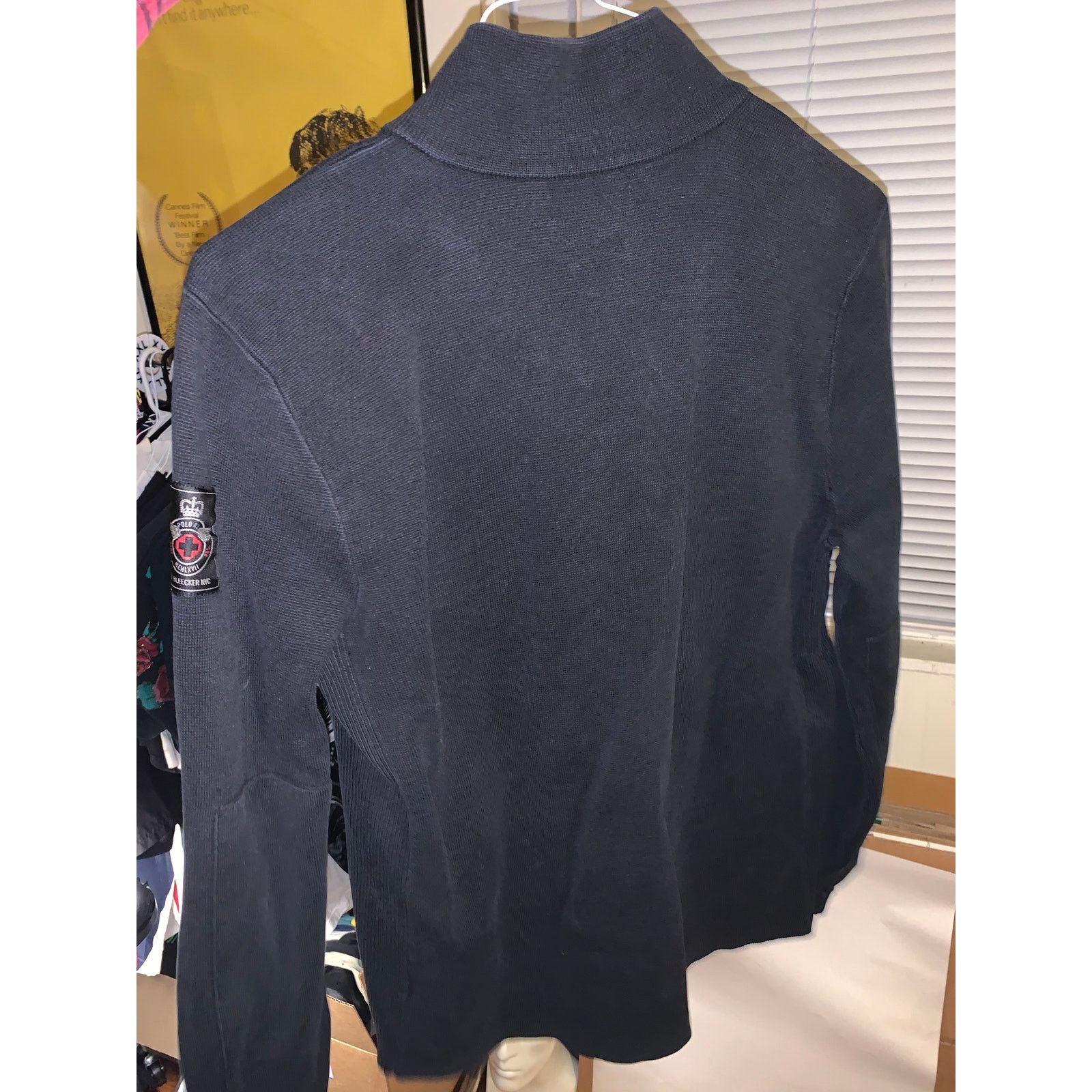Polo Ralph Lauren Polo Ralph Lauren Women’s Full Zip Track Jacket XL Black Size XL / US 12-14 / IT 48-50 - 4 Thumbnail
