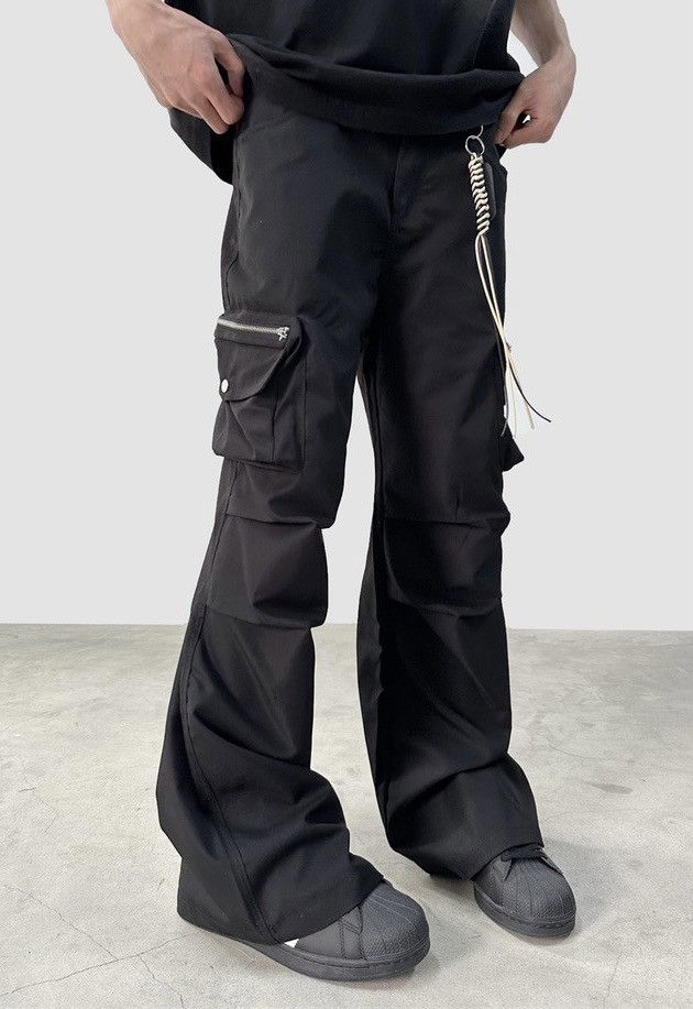 Japanese Brand × Vintage Retro punk multi-pocket pleated cargo pants Size US 32 / EU 48 - 3 Thumbnail
