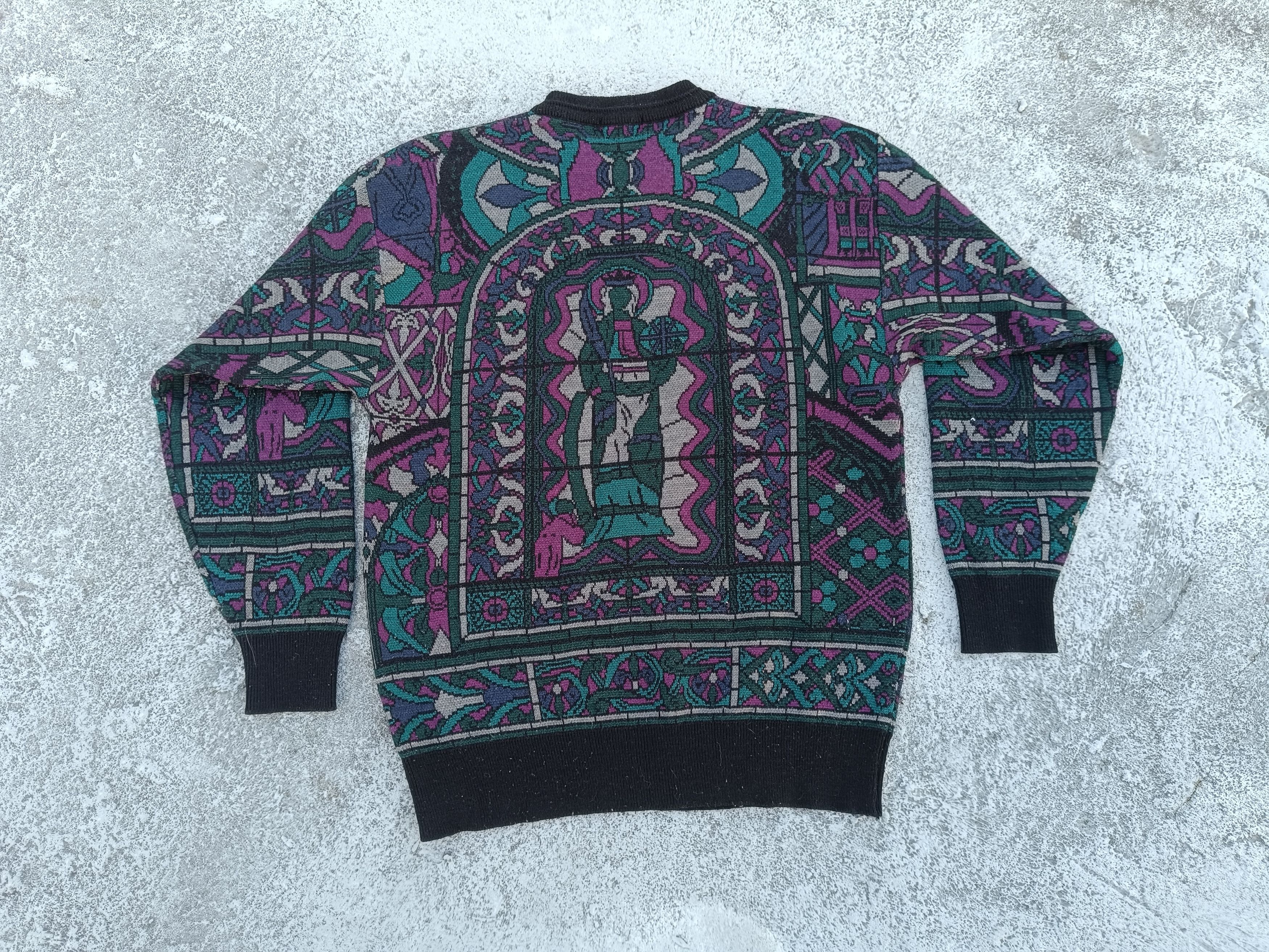 Japanese Brand × Vintage Stun Jox de Dandysme ART knitwear Size US M / EU 48-50 / 2 - 6 Thumbnail