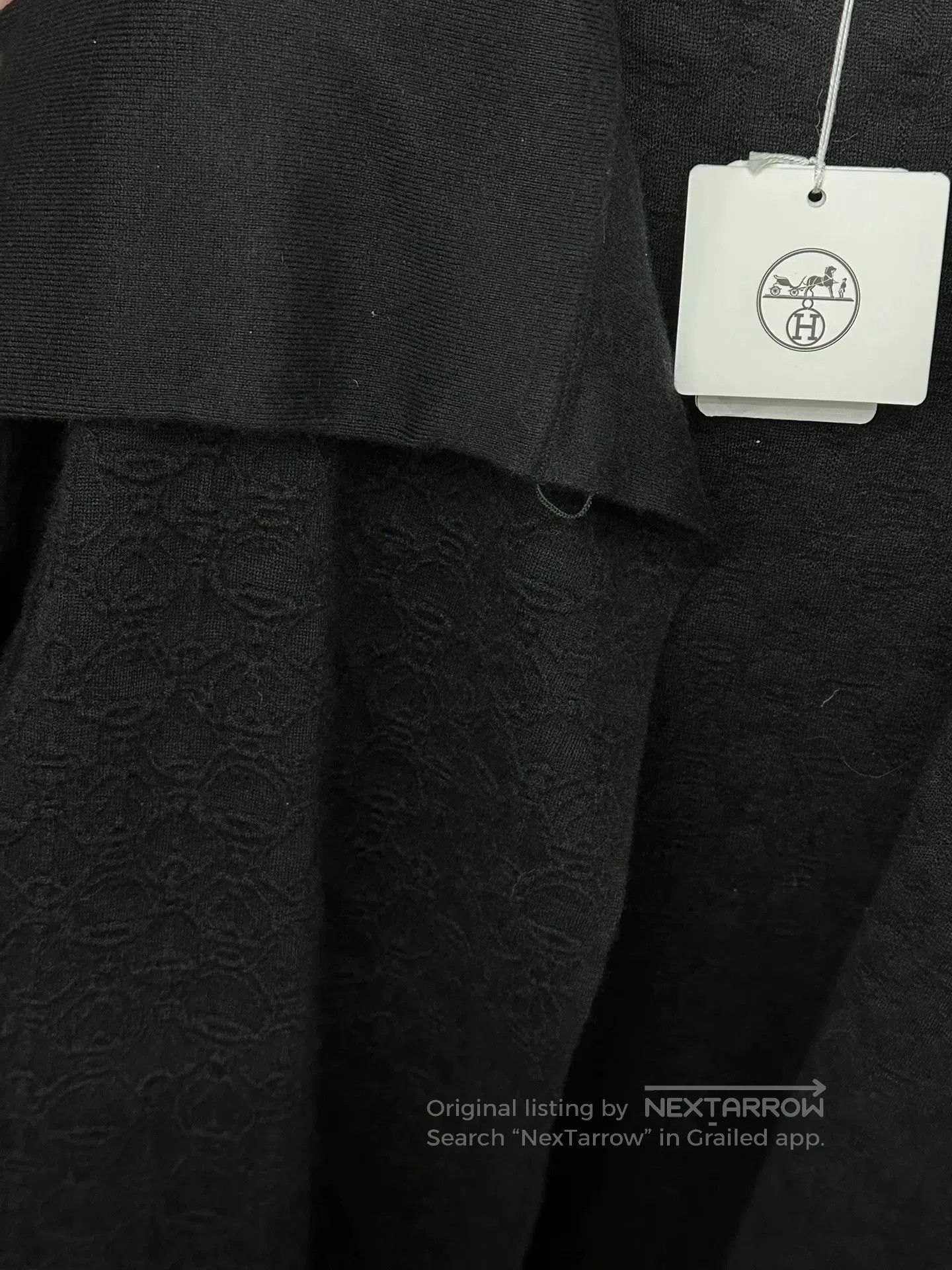 Hermes Hermes Black Cashmere Cardigan Coat. Size US M / EU 48-50 / 2 - 2 Thumbnail