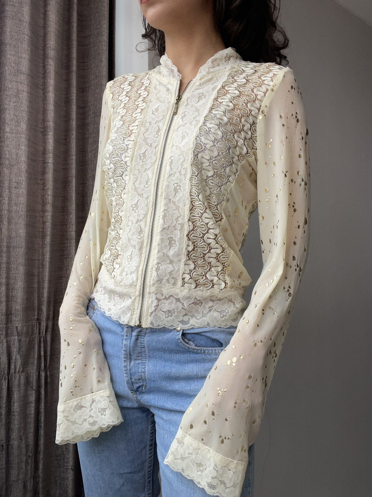 Vintage y2k blouse Size L / US 10 / IT 46 - 2 Thumbnail