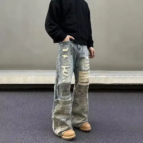 Japanese Brand Mitsuya x Naoko Y2K Style Distressed Pant Size US 30 / EU 46 - 1 Thumbnail