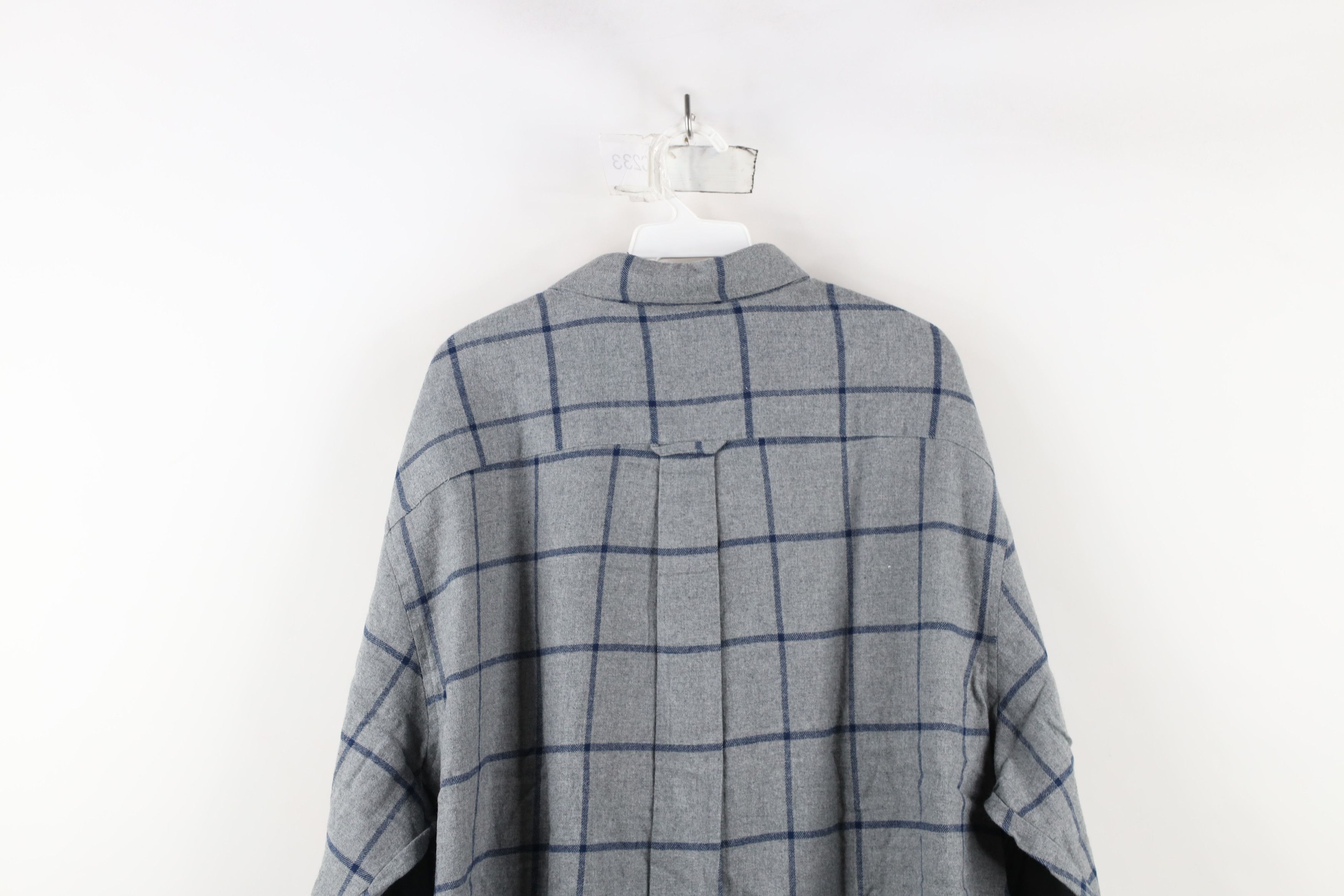 Vintage Deadstock Vintage Y2K Collared Button Down Shirt Plaid Size US XXL / EU 58 / 5 - 11 Thumbnail