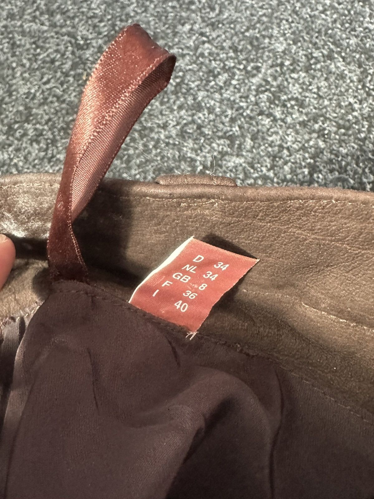 Cowboy Equipment × Leather 🚨GRAIL BOOTCUT BROWN Cowboy Biker Leather Pants Size 24" / US 00 / IT 34 - 8 Thumbnail