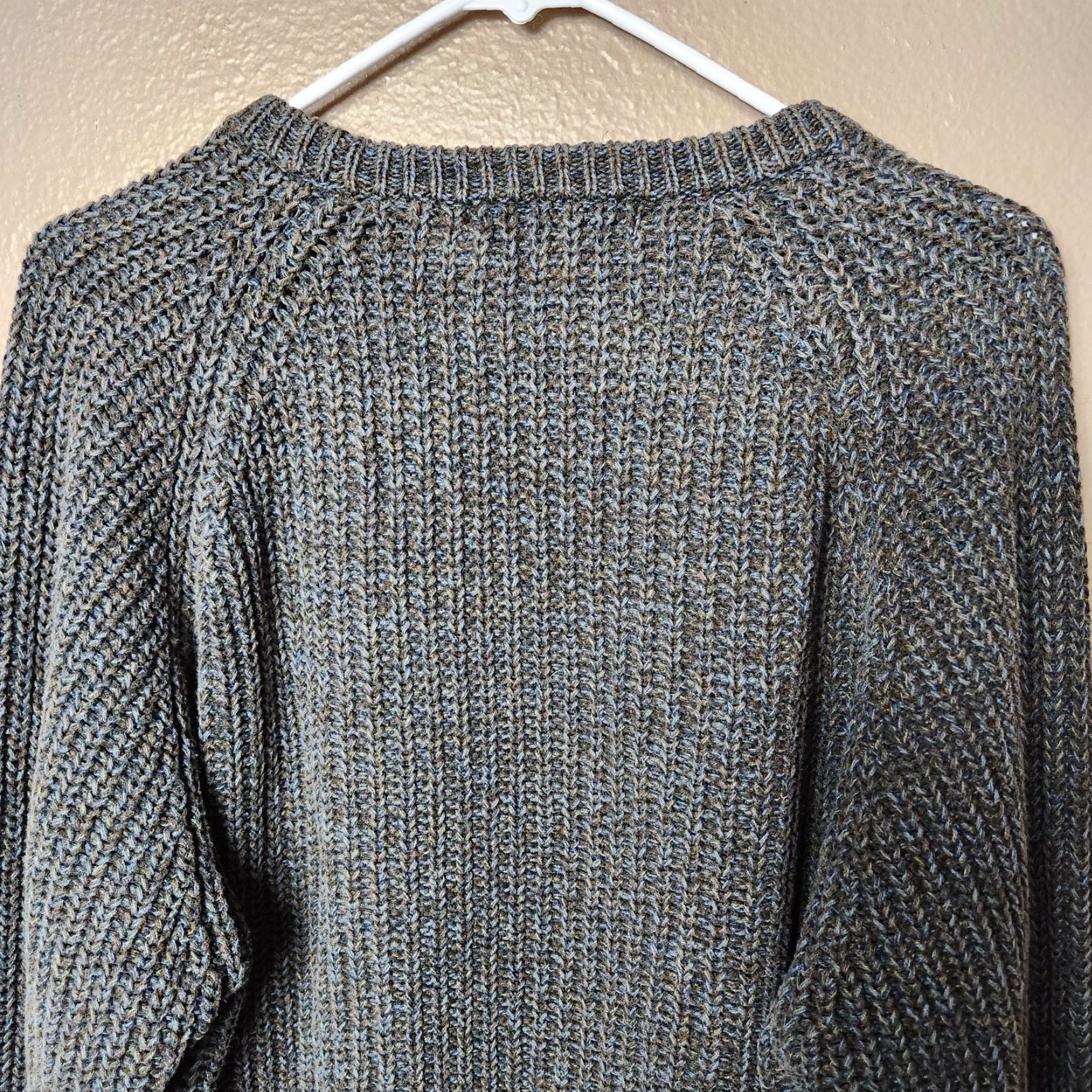 Vintage VINTAGE Northern Isles Raglan Sleeve Crewneck Marled Chunky Knit Sweater - Size M - Women Size M / US 6-8 / IT 42-44 - 5 Thumbnail