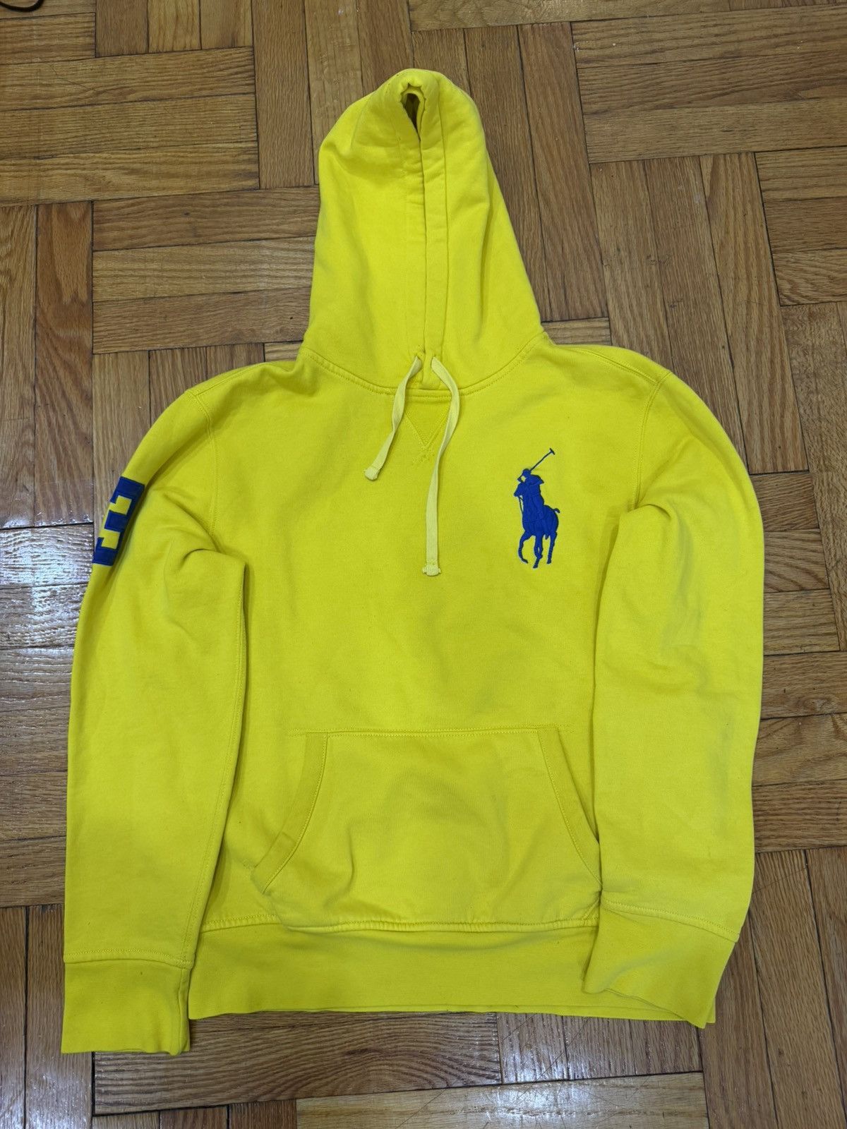 Polo Ralph Lauren Polo Ralph Lauren Big Pony Yellow Hoodie Size Size US M / EU 48-50 / 2 - 1 Thumbnail