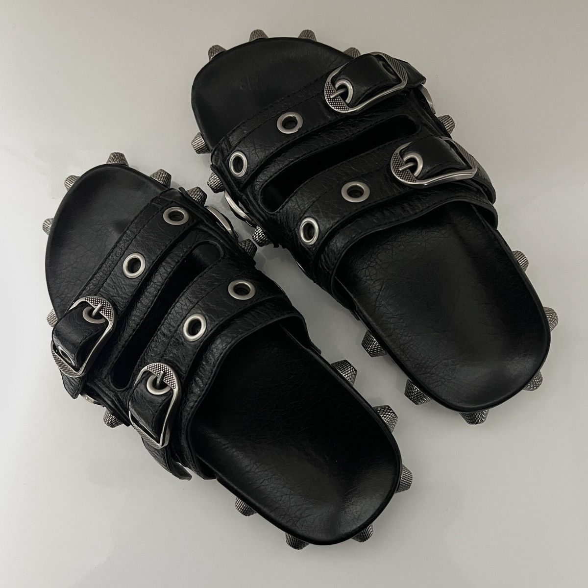 Balenciaga Balenciaga Le Cagole Studded Sandal Size US 4 / IT 34 - 6 Thumbnail