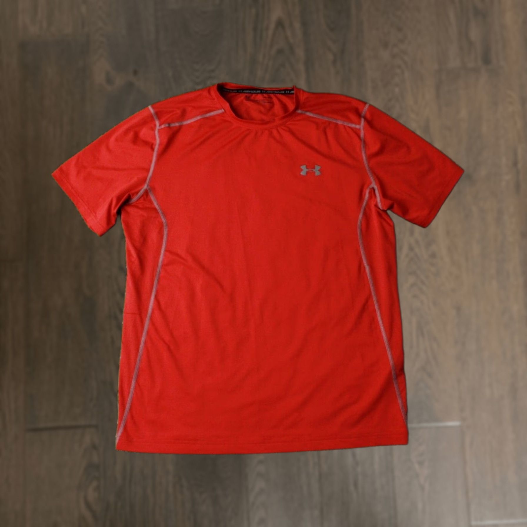 Under Armour Under Armour HeatGear Training Compression Shirt Jersey Men L Red Gray 2017 T-Shirt Jersey Modern Fit Size US L / EU 52-54 / 3 - 1 Thumbnail