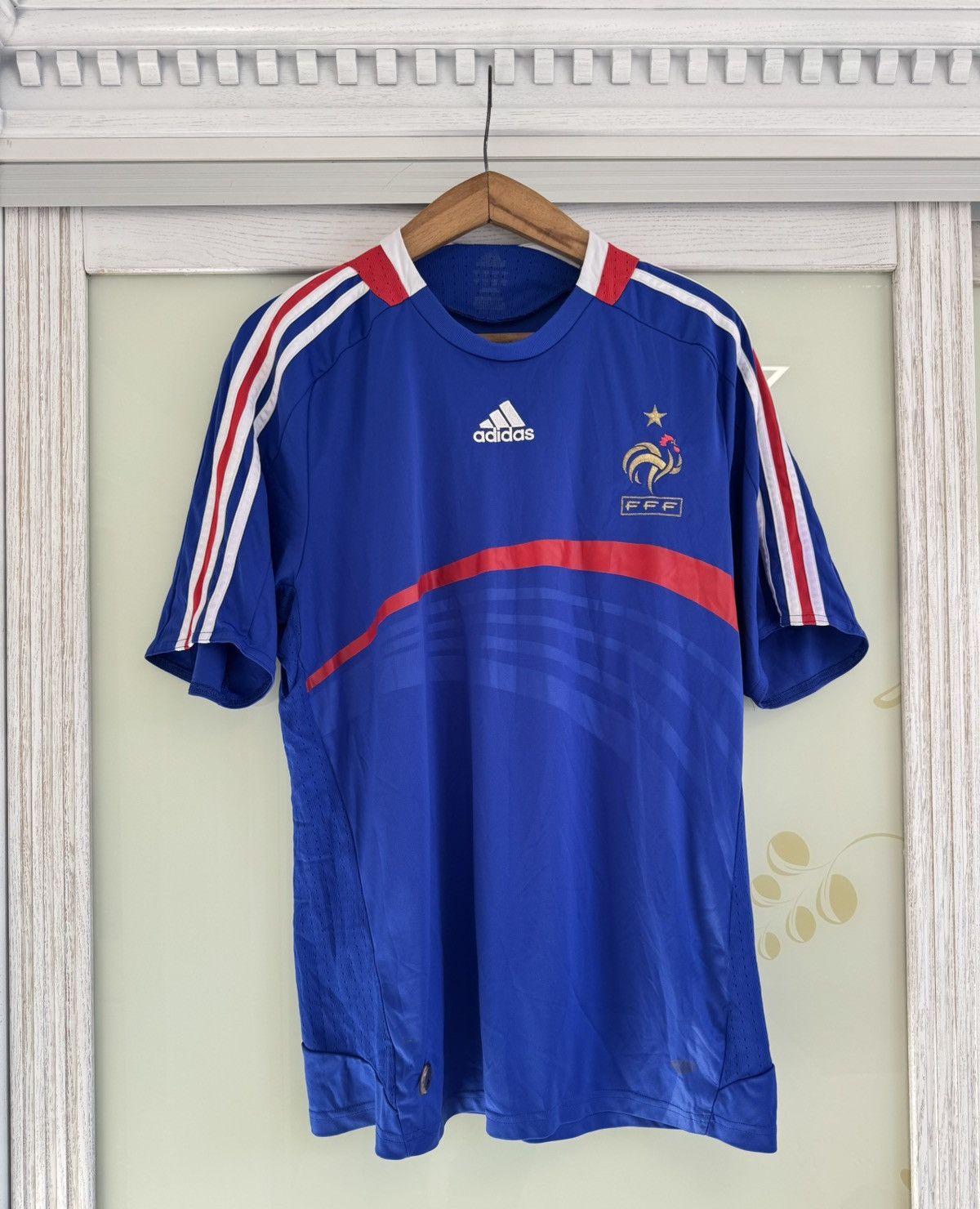 Adidas Vintage France 2008-2009 Home Soccer Jersey Football Shirt Size US L / EU 52-54 / 3 - 1 Thumbnail