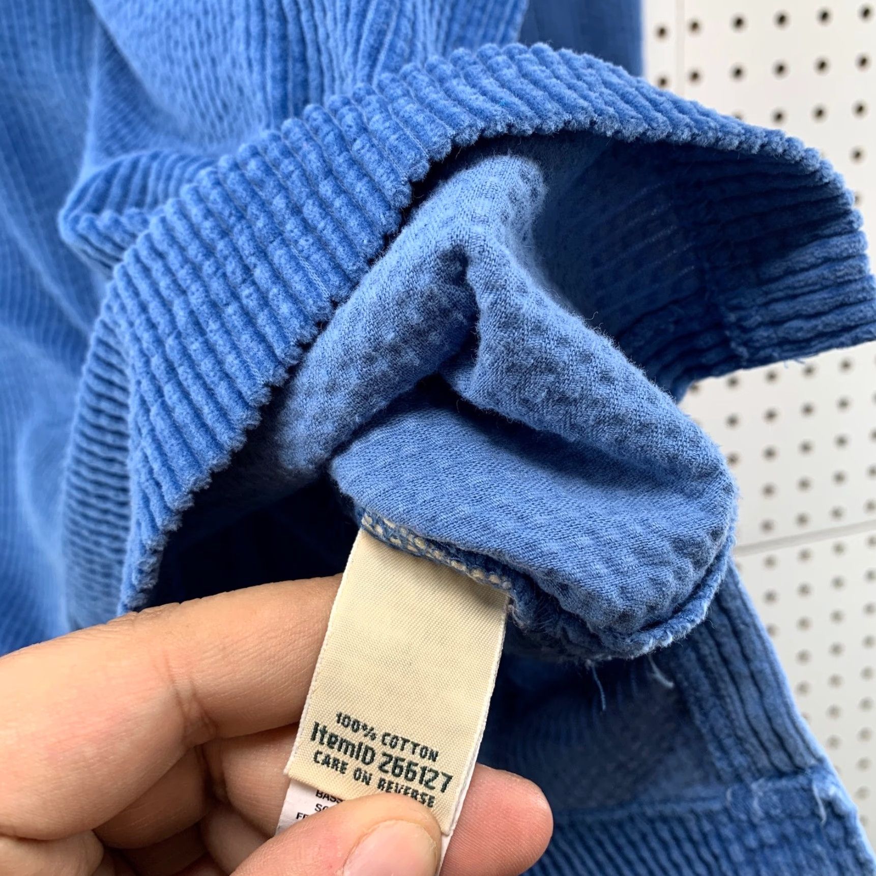 Vintage VINTAGE L.L. Bean Corduroy Button Shirt Jacket Womens Medium Blue Long Sleeve Shirt Jacket Size M / US 6-8 / IT 42-44 - 7 Thumbnail
