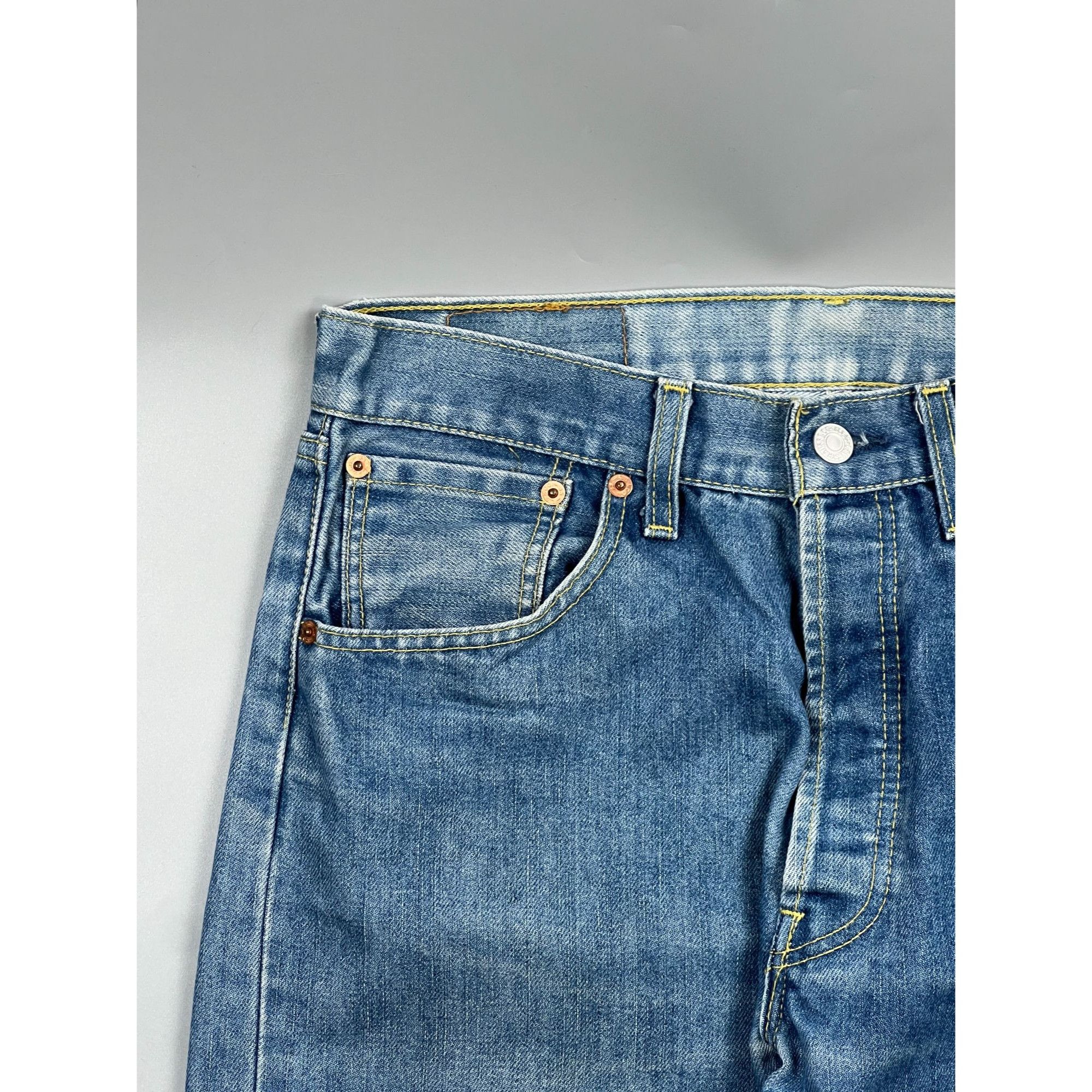 Levi's Levi’s 501 Made in UK Denim Jeans Pants (Y0904) Size US 32 / EU 48 - 3 Thumbnail
