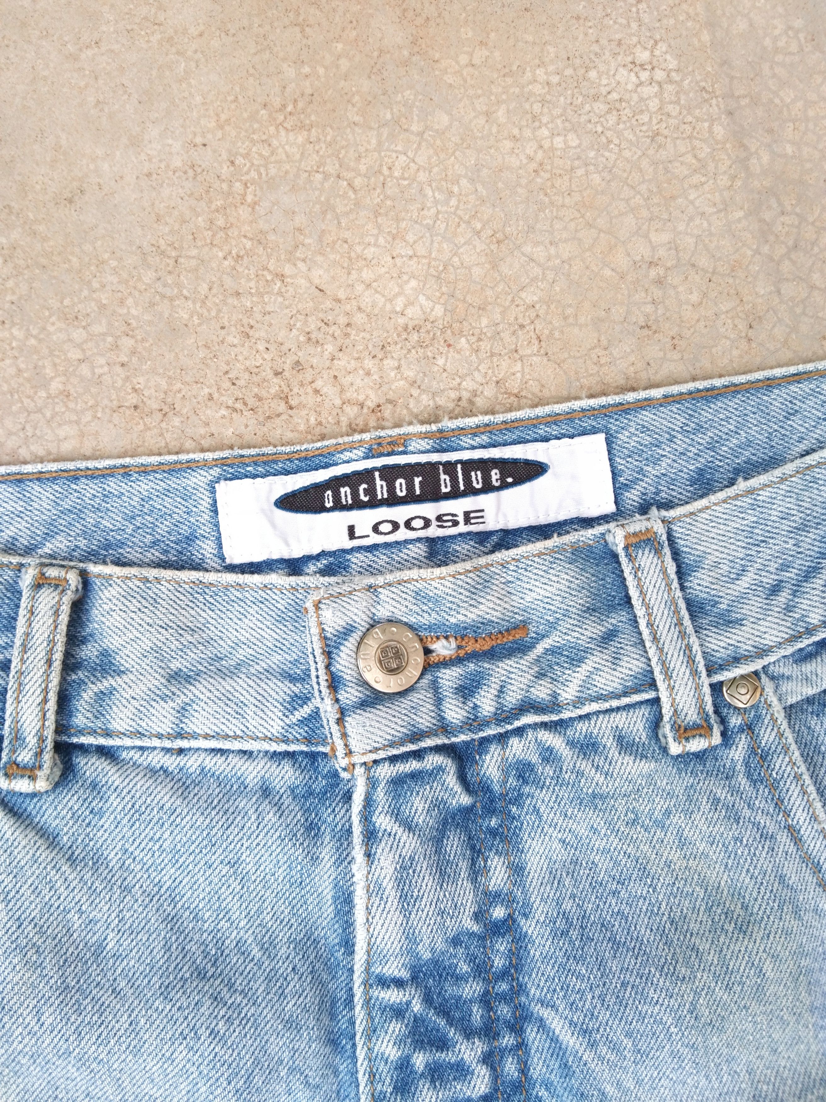 Anchor Blue Vintage Y2k Anchor Blue Loose Baggy Jeans 36x34 Size US 36 / EU 52 - 5 Thumbnail