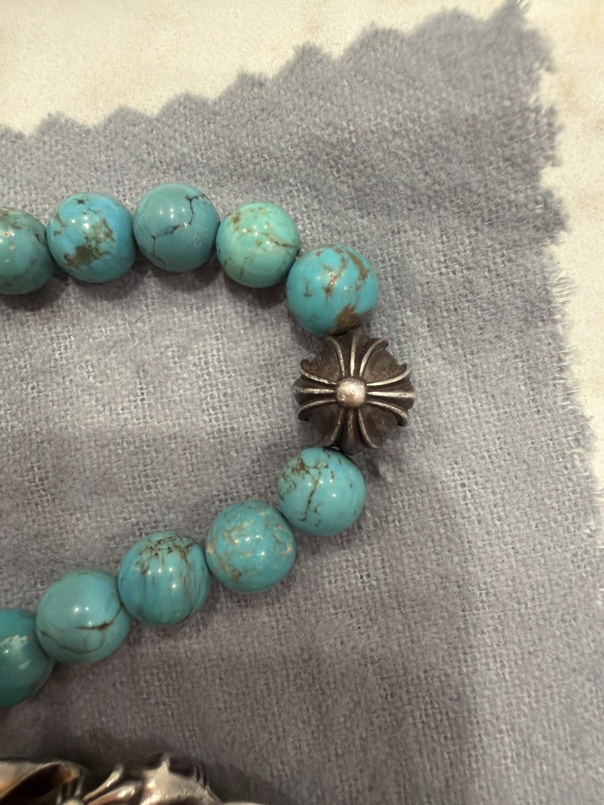 Chrome Hearts Turquoise bead bracelet Size ONE SIZE - 4 Thumbnail