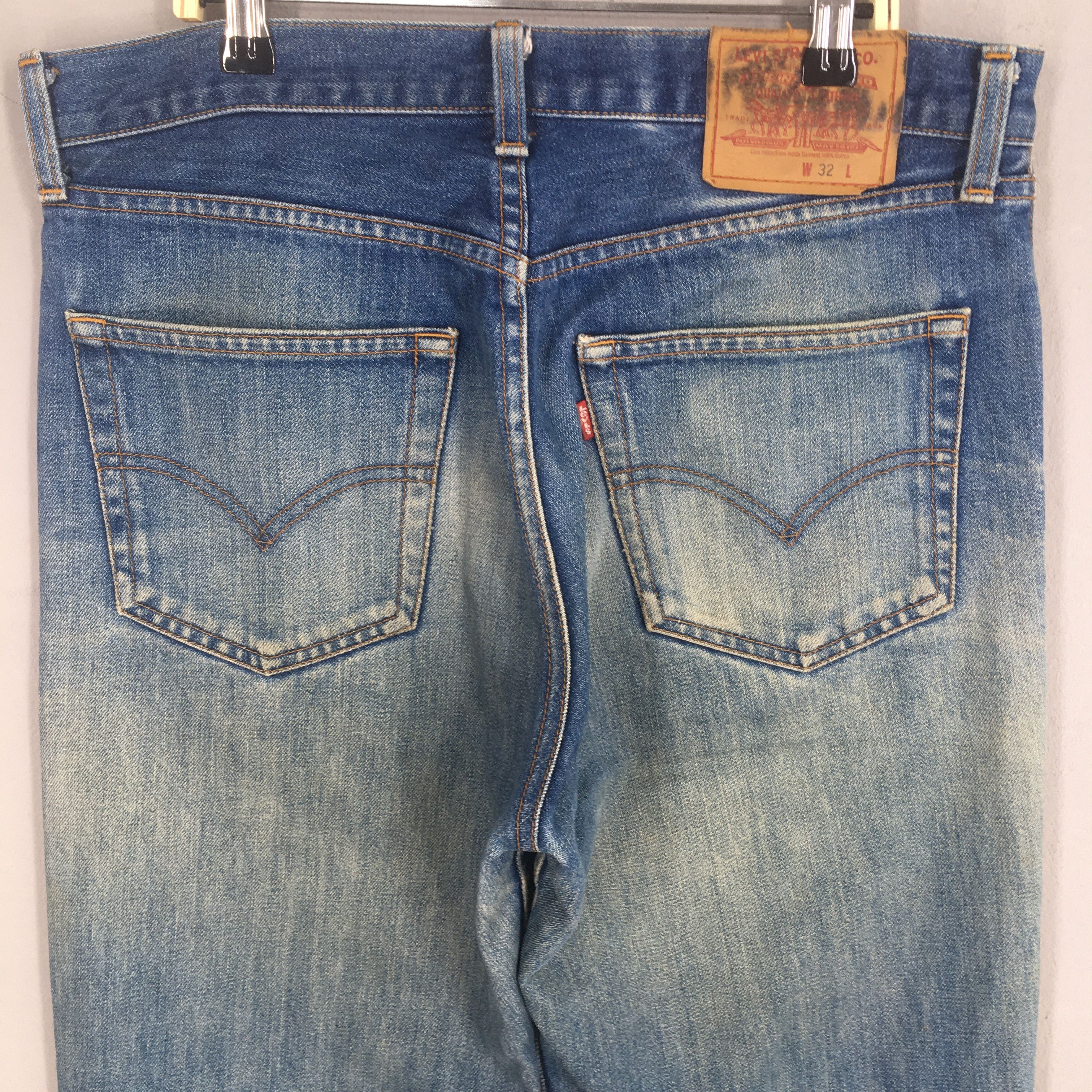 Levi's Size 32x29 Vintage 90s Levis 505 Blue Stonewash Jeans S1963 Size US 32 / EU 48 - 10 Thumbnail