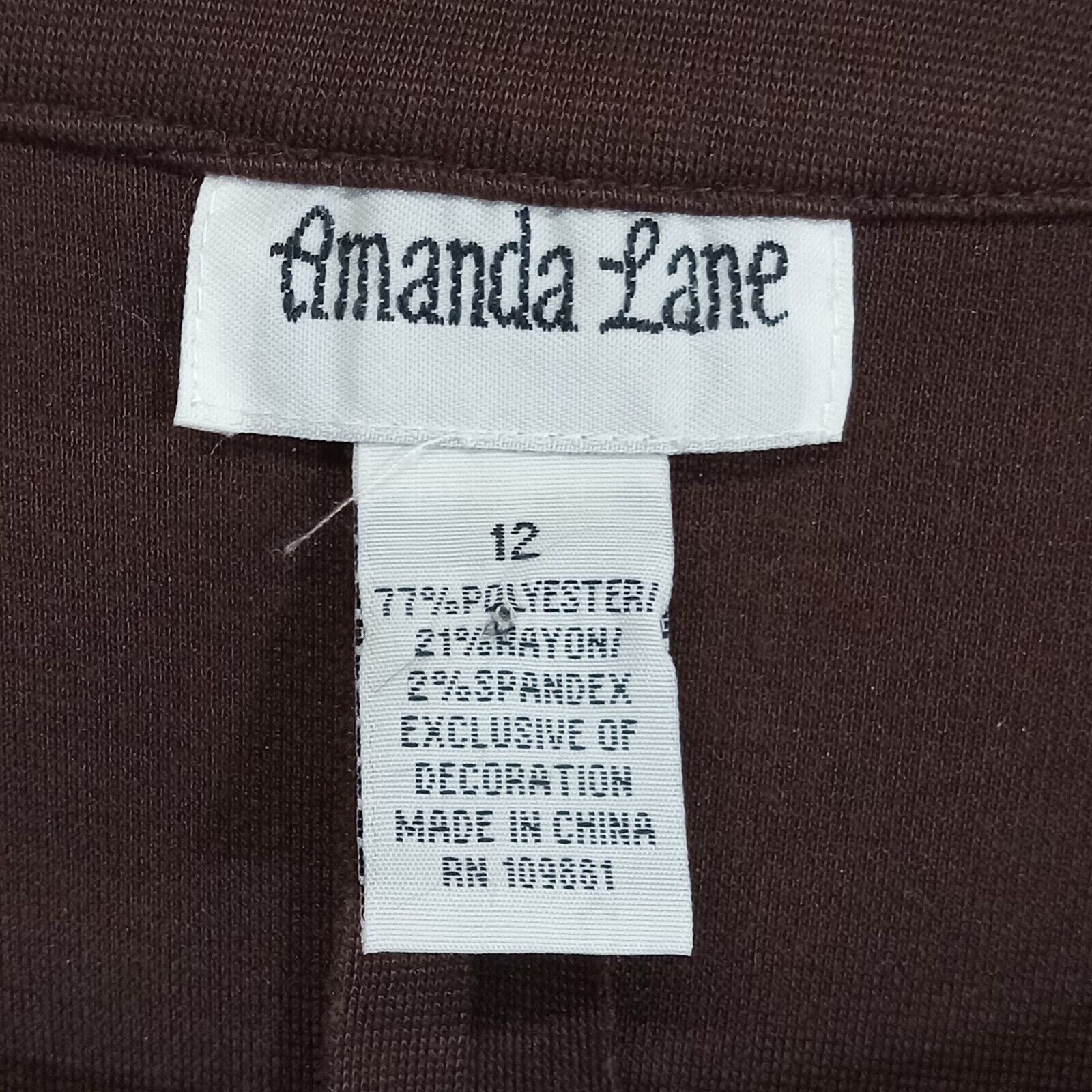 & Other Stories Vintage Amanda Lane Beaded Dress 12 Women's 70s Go Go Style Size XL / US 12-14 / IT 48-50 - 5 Thumbnail