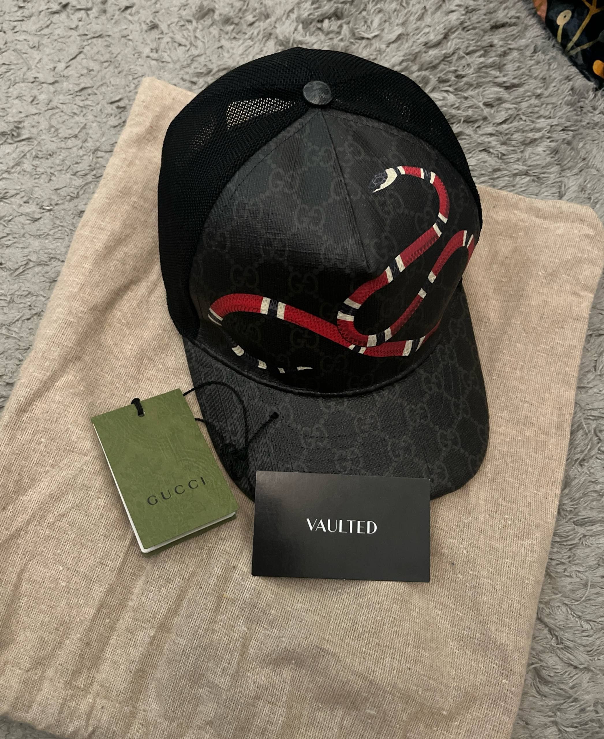Gucci Gucci GG Snake Cap Size ONE SIZE - 1 Thumbnail