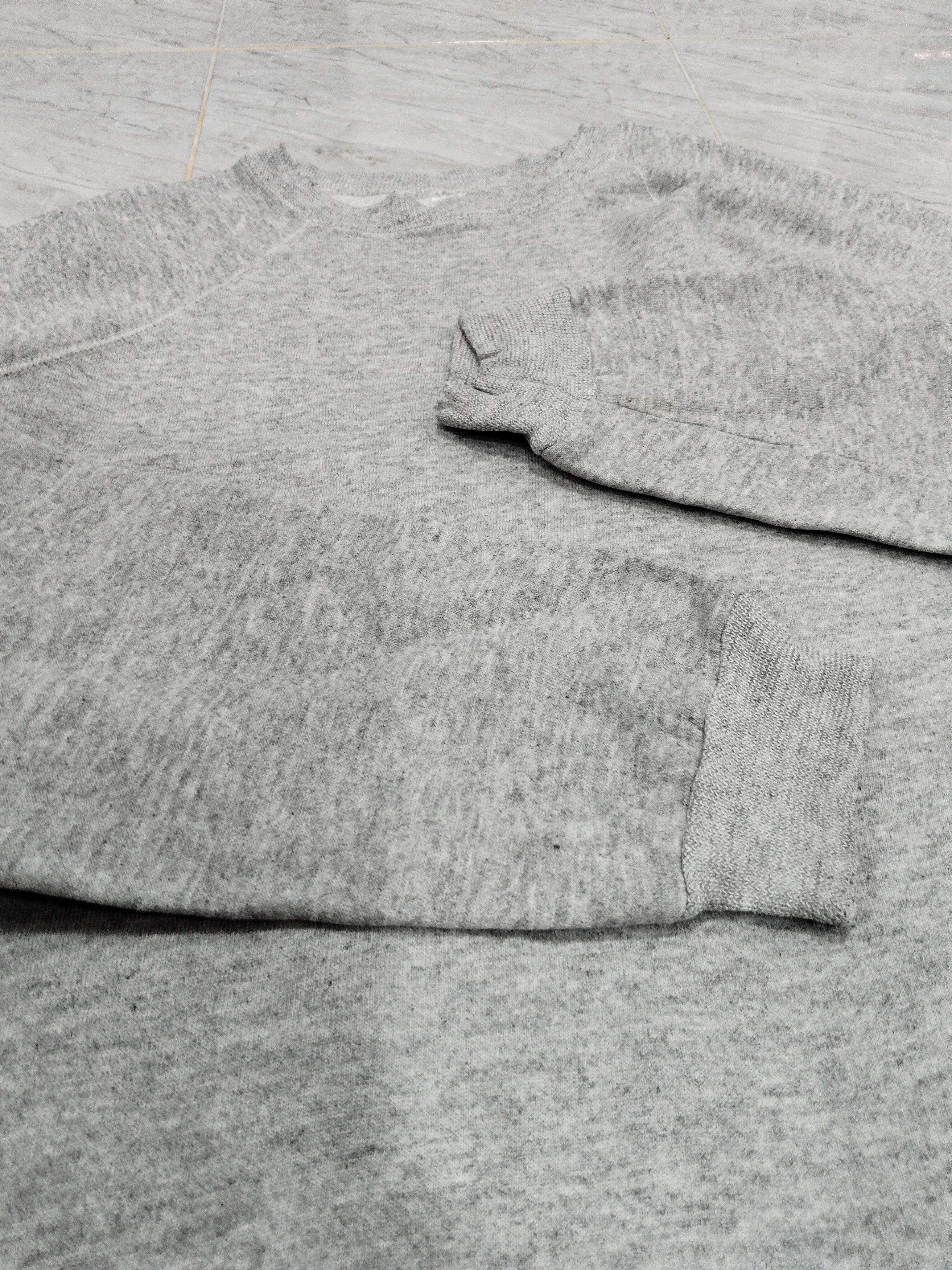 Hanes × Vintage Vintage 80s Hanes Plain Sweatshirt Size US L / EU 52-54 / 3 - 4 Thumbnail