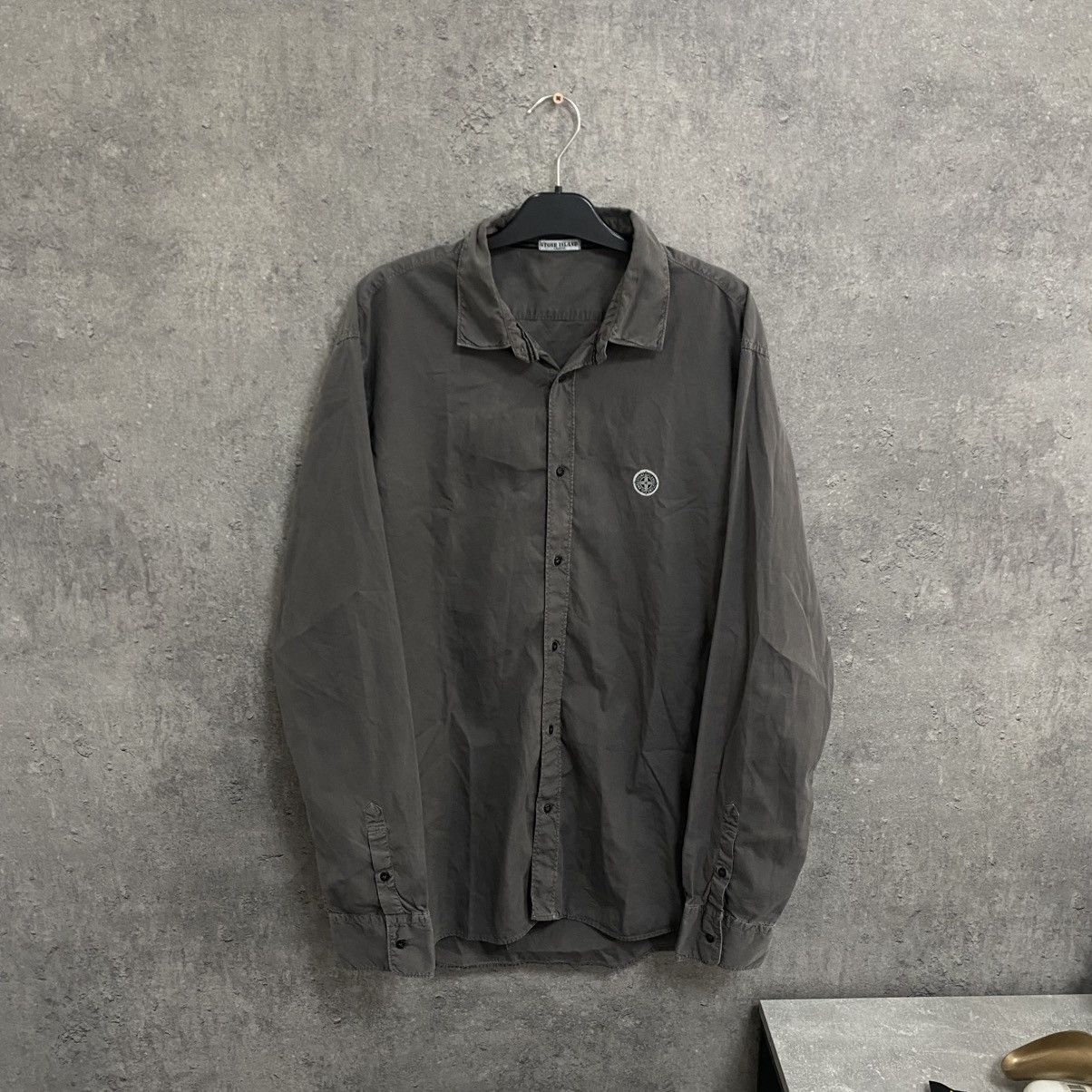 Stone Island Vintage 90s Stone Island Shirt Button Up Size US XXL / EU 58 / 5 - 1 Thumbnail