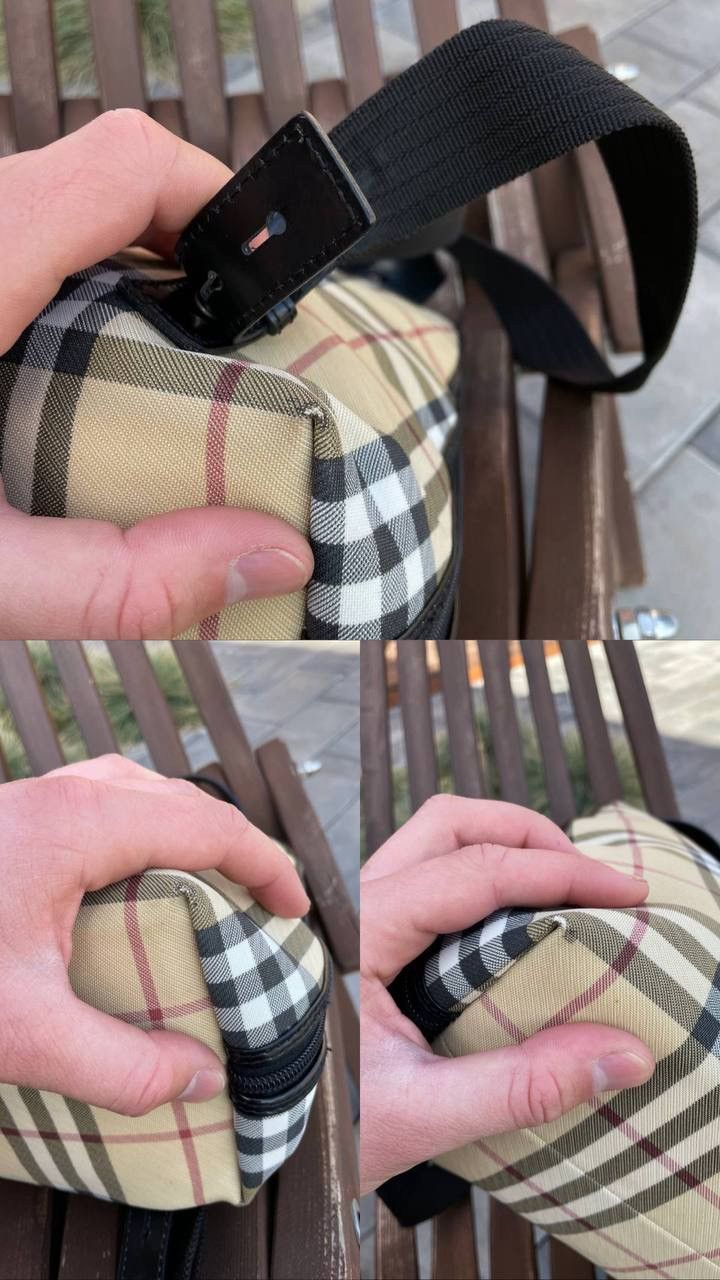 Burberry Burberry Leather Nova Check Coated Canvas Backpack Size ONE SIZE - 22 Thumbnail