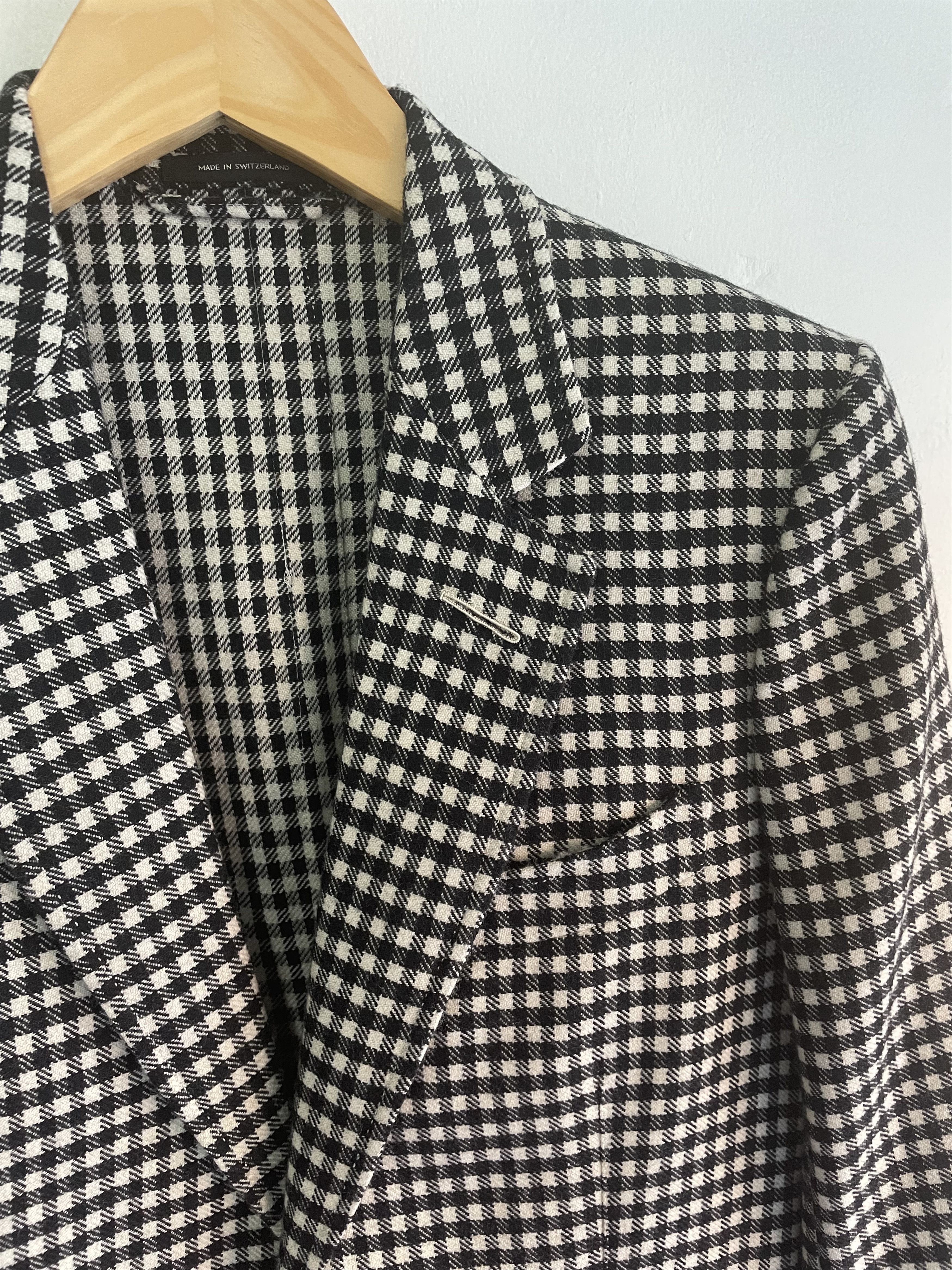 Tom Ford TOM FORD GINGHAM CHECK BLAZER Size US M / EU 48-50 / 2 - 3 Thumbnail