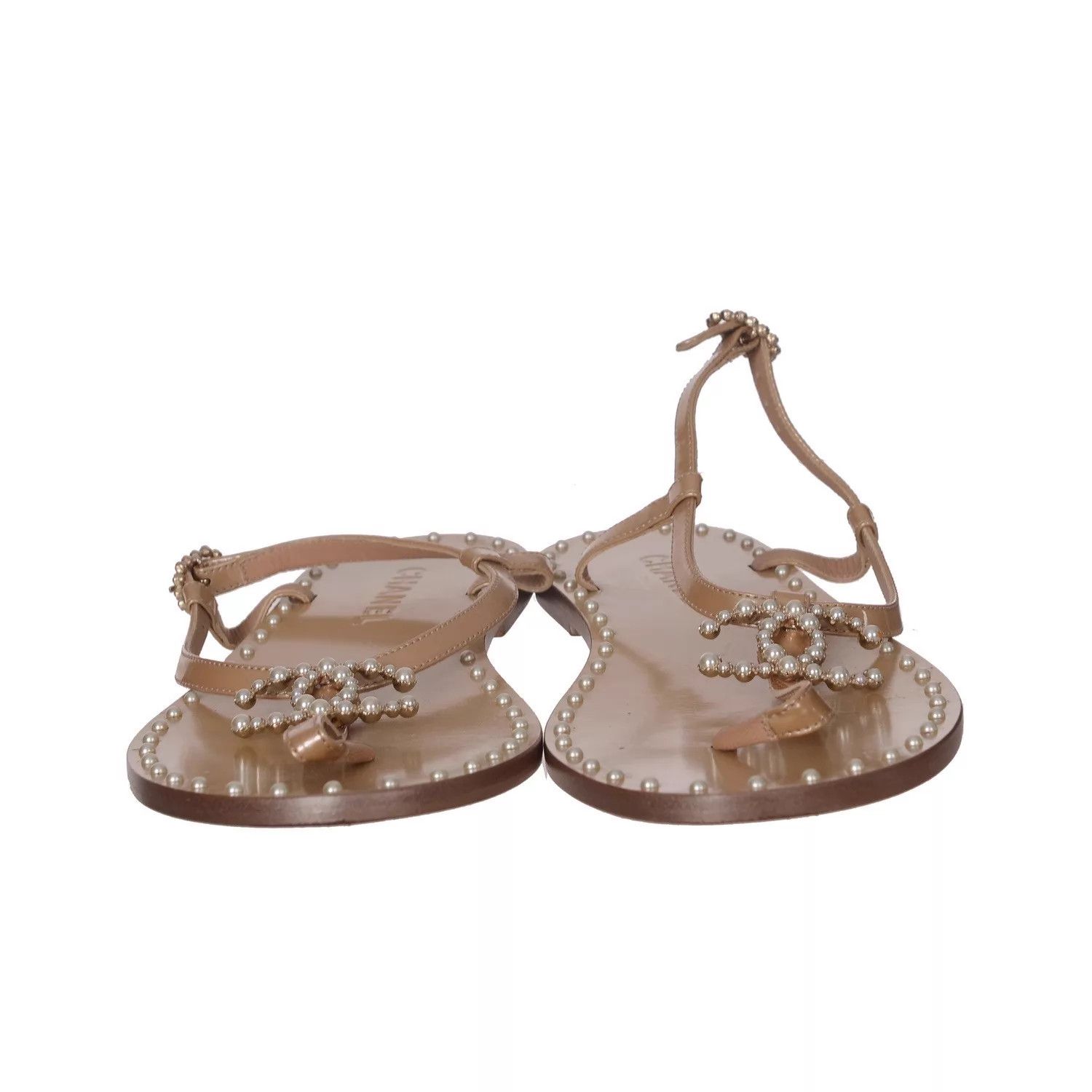 Chanel Chanel Women's Sandals 38 Size US 7.5 / IT 37.5 - 2 Thumbnail