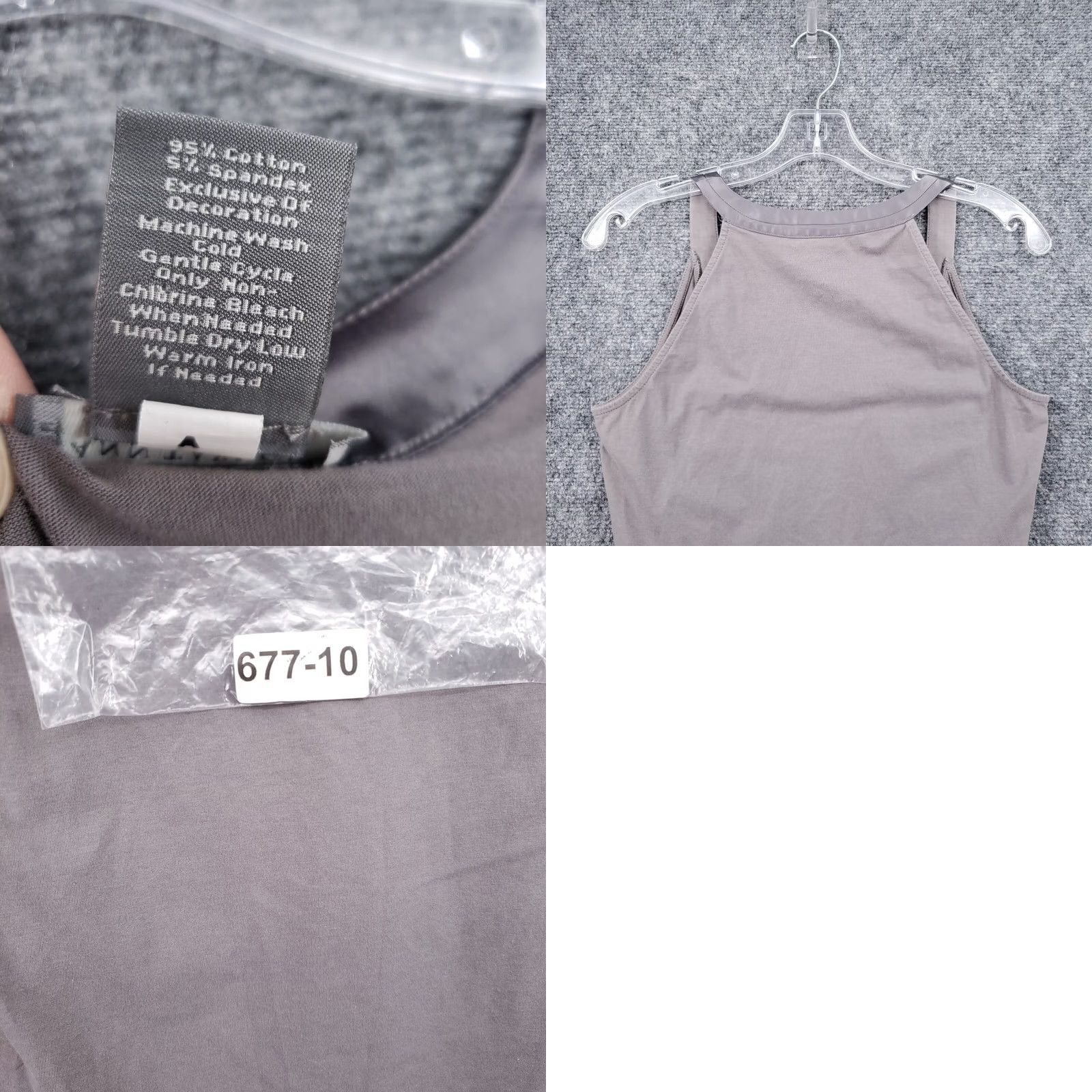 Ann Taylor Ann Taylor Gray Scoop Neck Sleeveless Pleated Tank Shirt Top Womens S Small Size S / US 4 / IT 40 - 8 Thumbnail