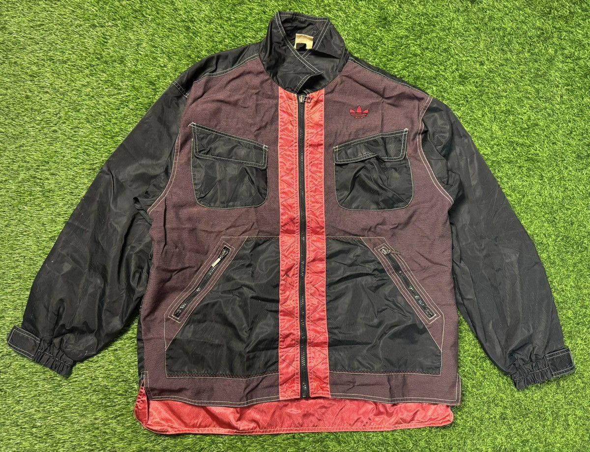 Adidas × Vintage vintage ADIDAS - zipper windbreaker jacket Size US L / EU 52-54 / 3 - 1 Thumbnail