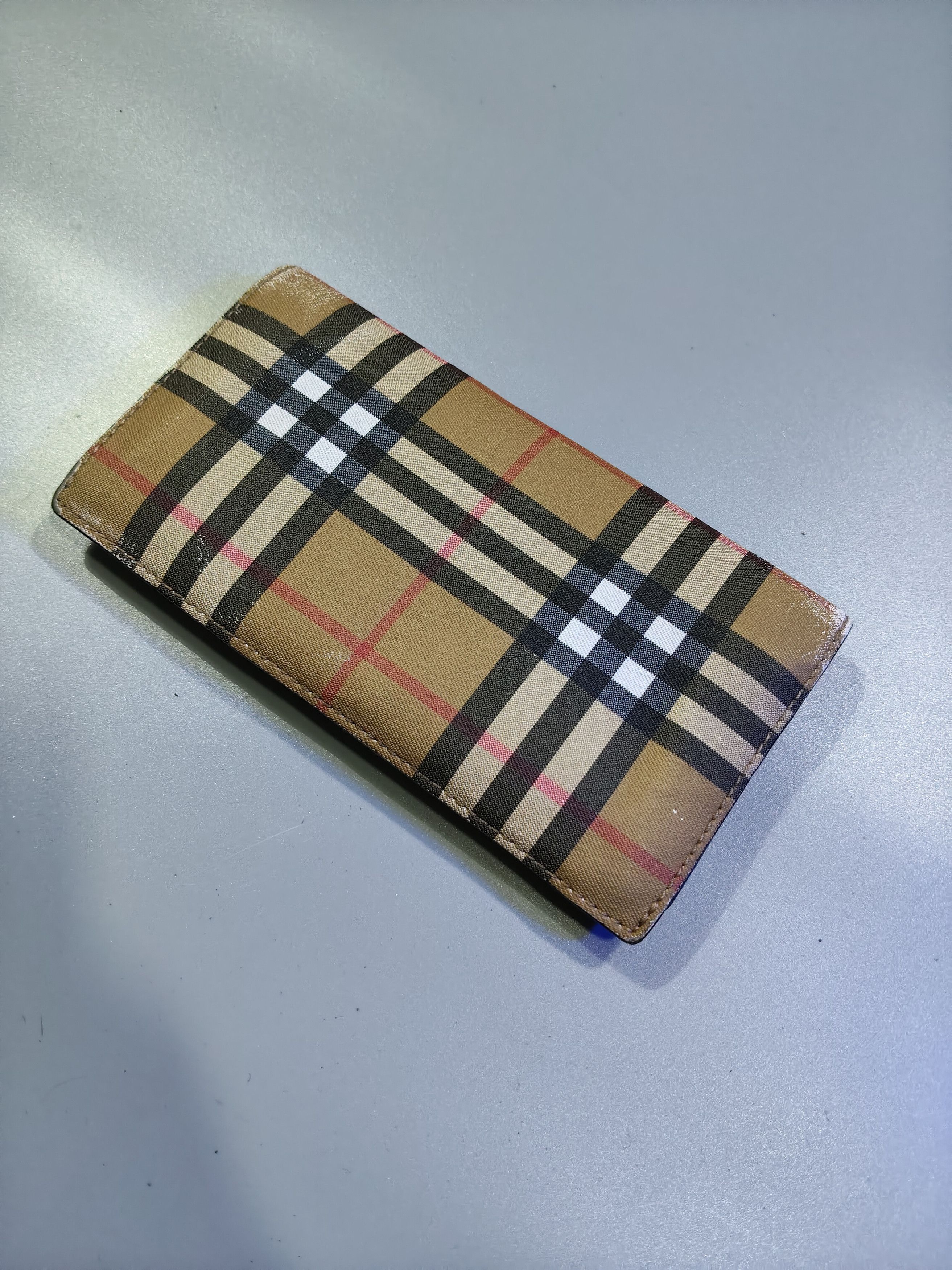 Burberry Burberry Canvas Long Wallet iconic Nova Check pattern. Size ONE SIZE - 5 Thumbnail