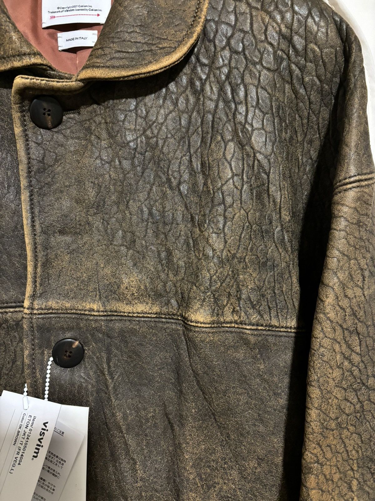 Visvim VISVIM ETON JKT IT (FR VEG.L) DK.BROWN Size US M / EU 48-50 / 2 - 5 Thumbnail