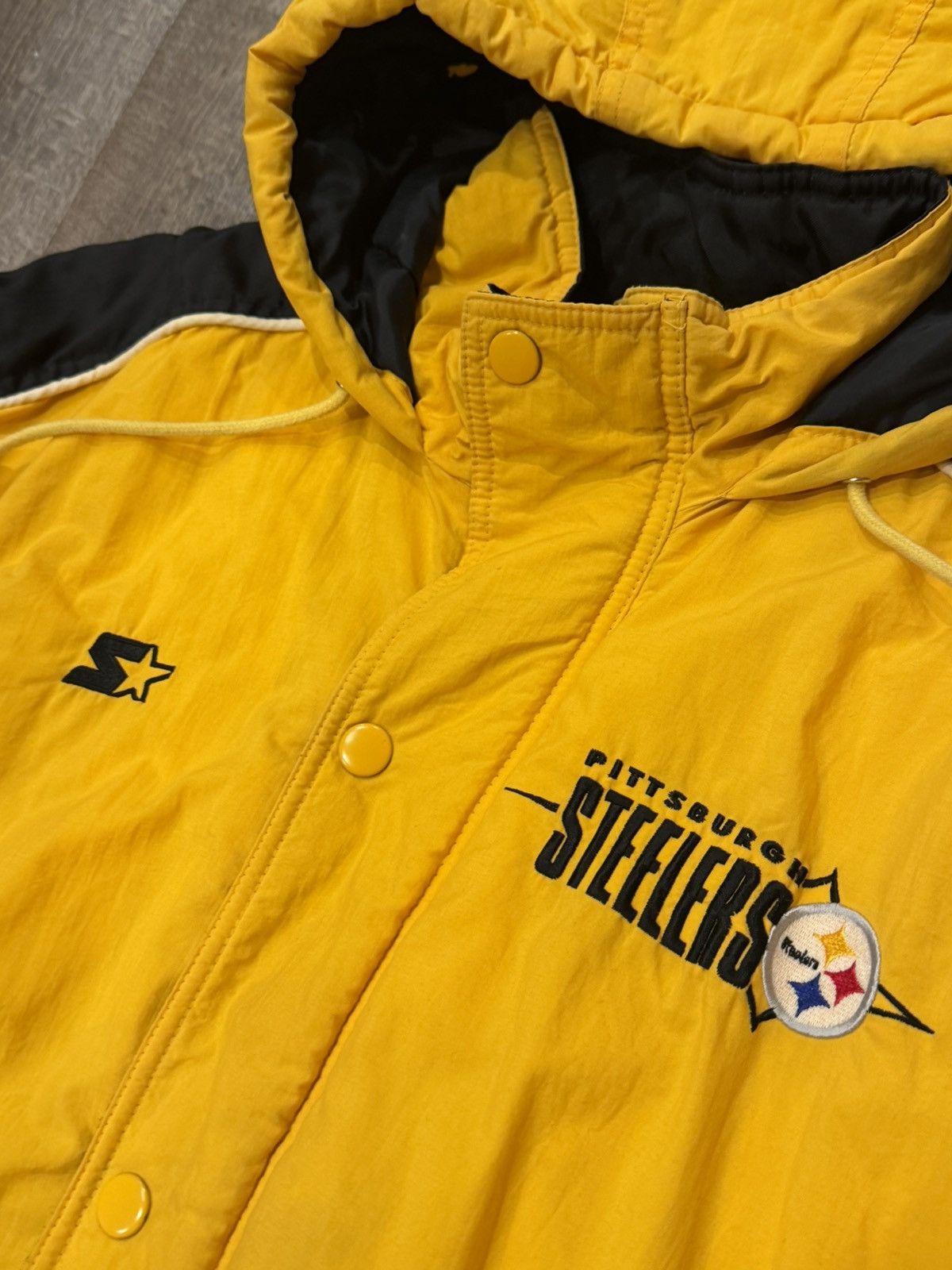 Starter Vintage Pittsburgh Steelers Starter Puffer Jacket Size M Size US M / EU 48-50 / 2 - 4 Thumbnail