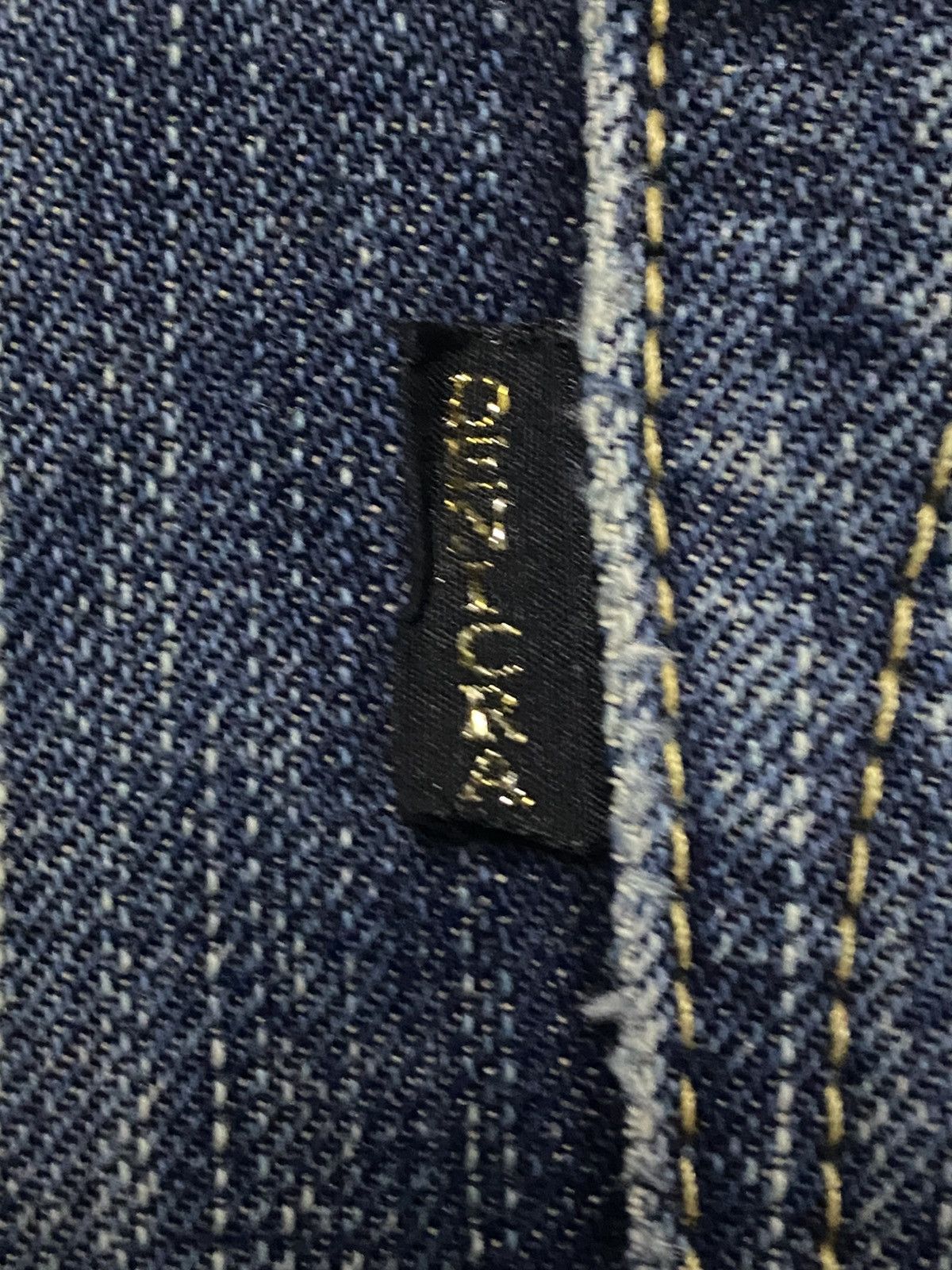 Japanese Brand Vintage Denim Craft Mud Faded Wash Distressed Repair Flare Size US 36 / EU 52 - 13 Thumbnail