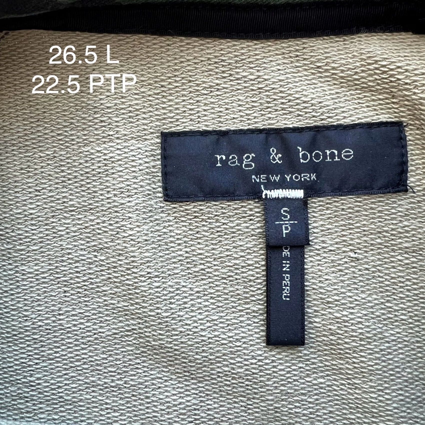Rag & Bone rag & bone Sweatshirt Small Green Camouflage Pullover New York Military Punk Mens Size US S / EU 44-46 / 1 - 6 Thumbnail