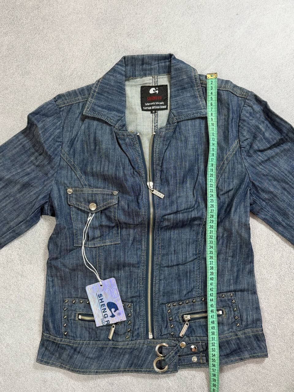 Japanese Brand VTG 90s Denim Trucker Multi-zip archive japan style jacket Size US S / EU 44-46 / 1 - 8 Thumbnail