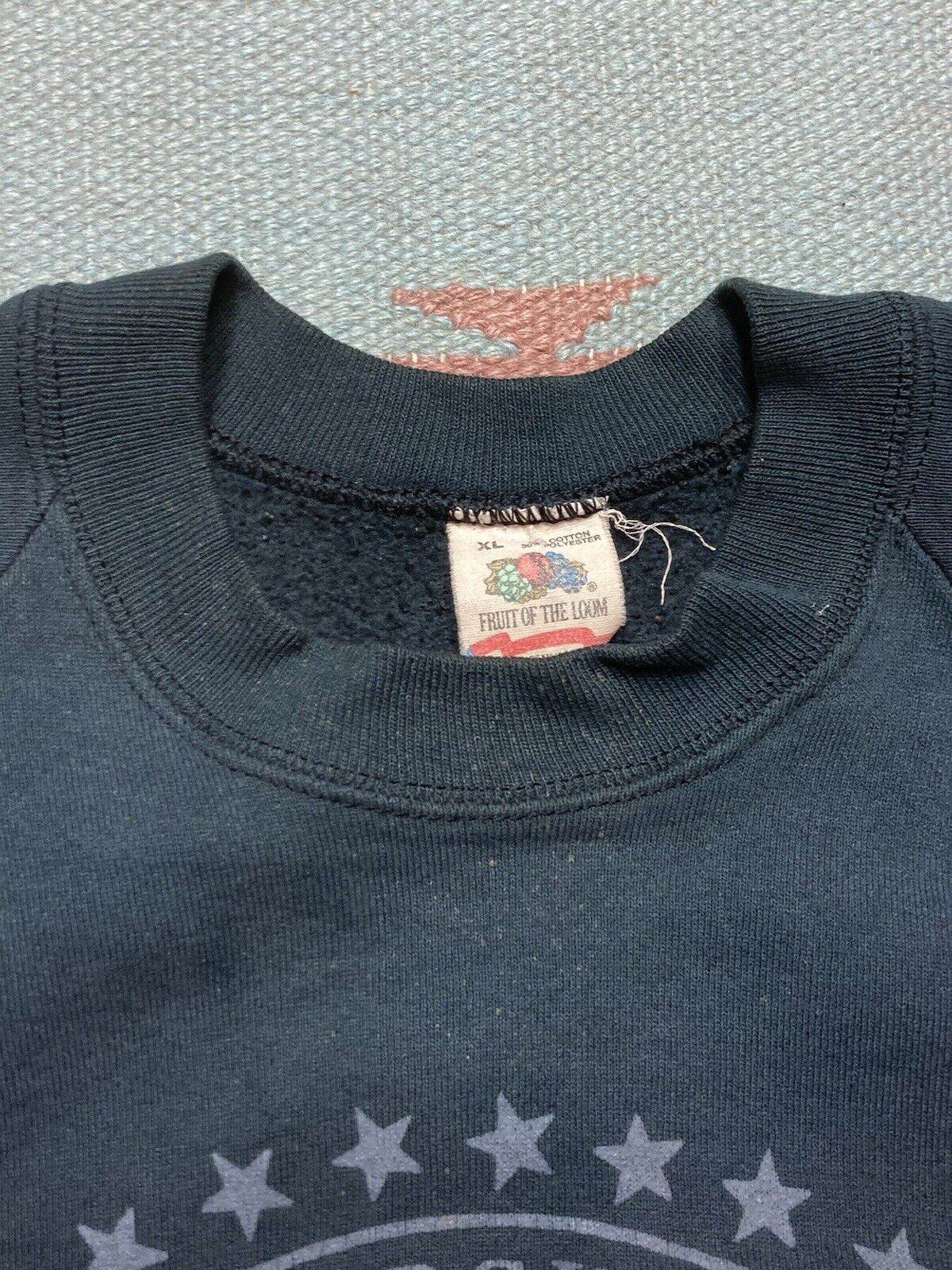 Fruit Of The Loom × Vintage VTG 80s sweatshirt Italy university of Italia graphic XL Size US XL / EU 56 / 4 - 7 Thumbnail