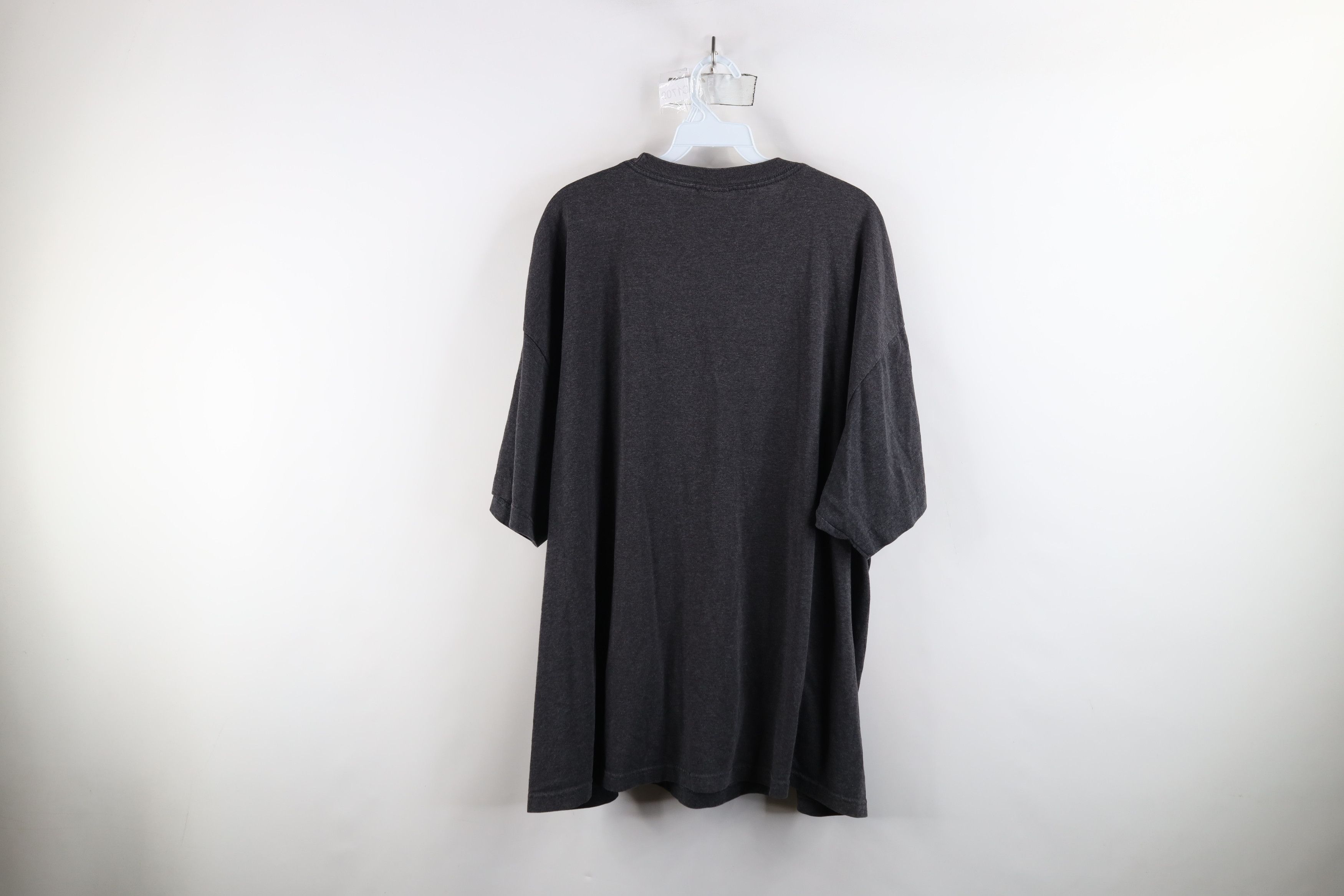 Vintage Vintage 90s Y2K Streetwear Blank Short Sleeve T-Shirt Gray Size US XXL / EU 58 / 5 - 9 Thumbnail