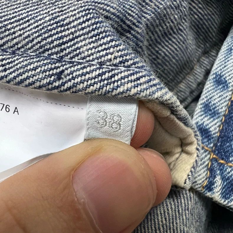 Prada Prada Triangle standard short old collarless denim jacket Size XS / US 0-2 / IT 36-38 - 7 Thumbnail