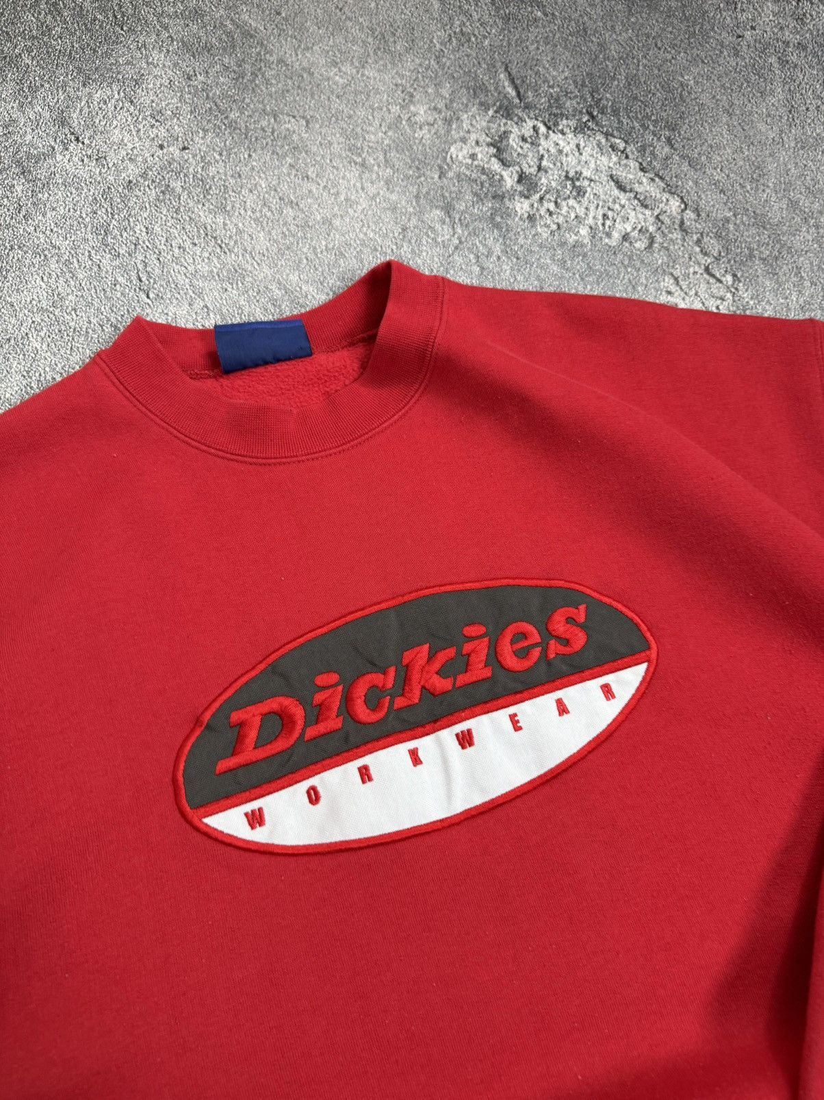 Dickies Dickies Work Wear VNTG Rare Big Logo Boxy Y2K Sweatshirt Size US XL / EU 56 / 4 - 8 Thumbnail