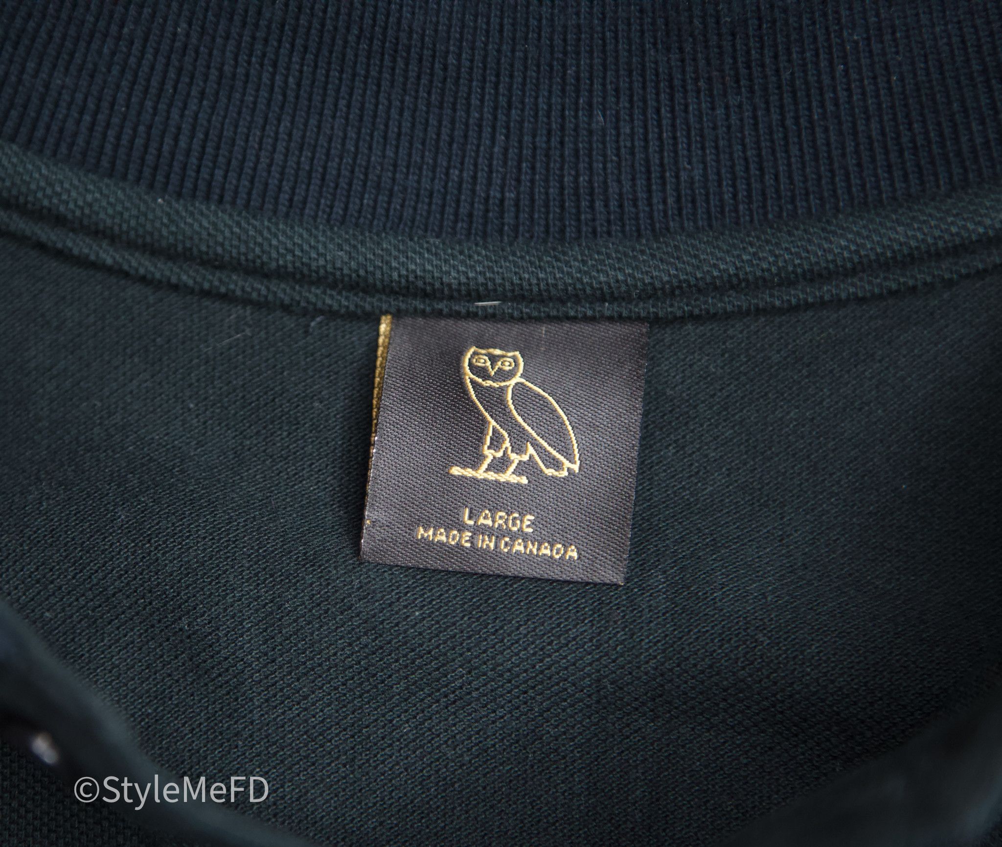 October's Very Own Men's OVO Black & Gold Polo Shirt w Owl Logo Size US XXS / EU 40 - 7 Thumbnail