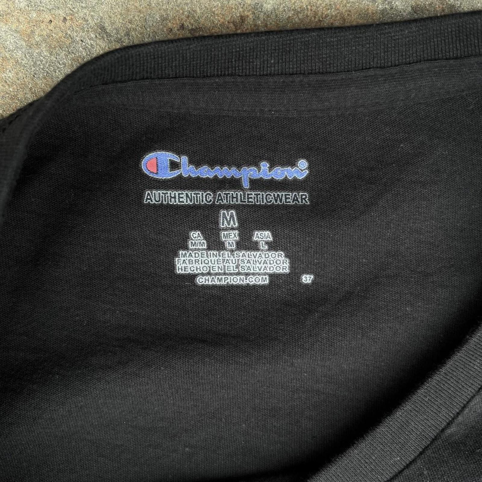 Champion NWT University of Miami Black T-shirt Size US M / EU 48-50 / 2 - 3 Thumbnail