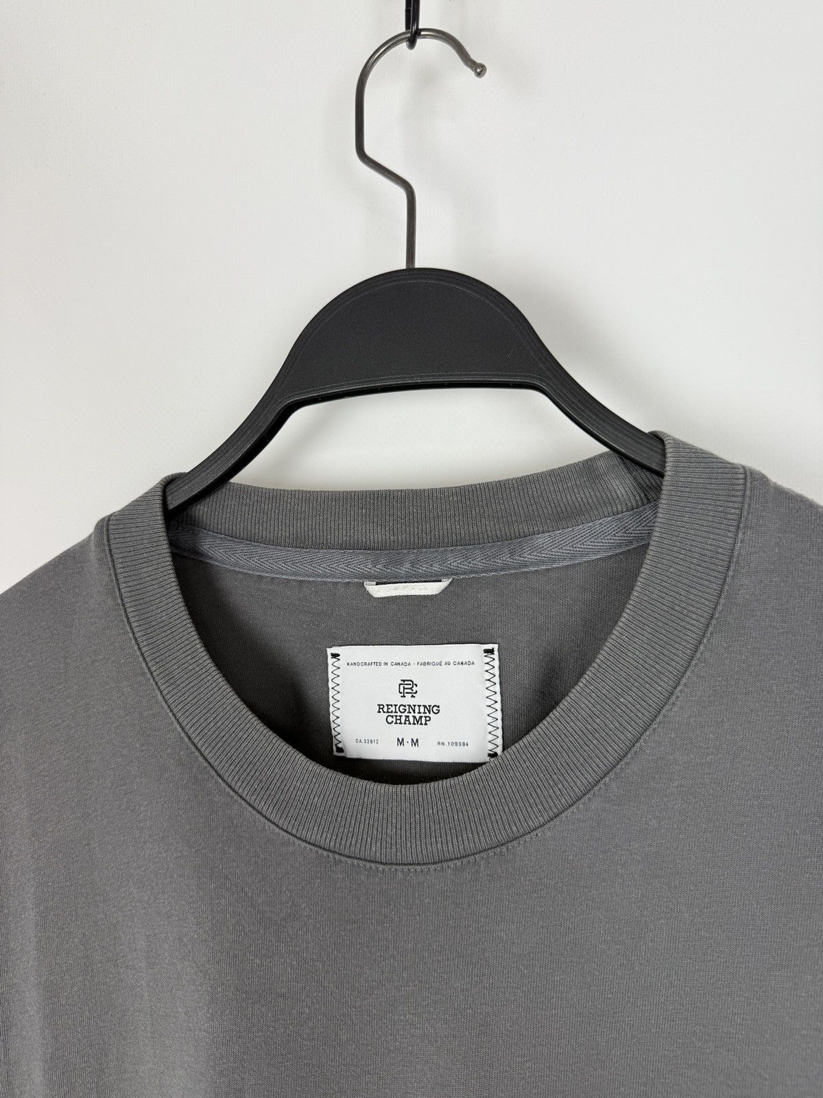 Reigning Champ Reigning Champ Gray Midweight Jersey Blank Basic T-Shirt Size US M / EU 48-50 / 2 - 3 Thumbnail