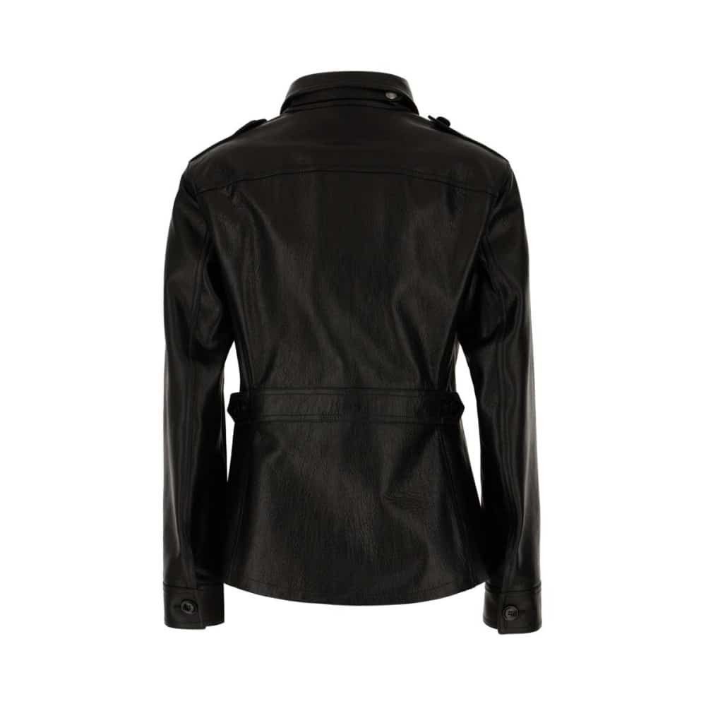 Tom Ford o1loc1c0226 CSL752 Leather Field Jacket in Black Size XS / US 0-2 / IT 36-38 - 2 Thumbnail