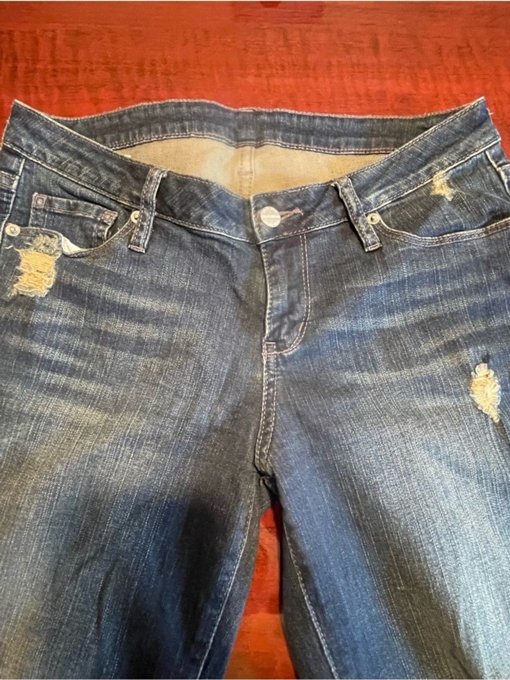 Other Bullhead Black Distressed Bootcut Jeans PacSun Y2K 9 Regular Size 30" / US 8 / IT 44 - 14 Thumbnail