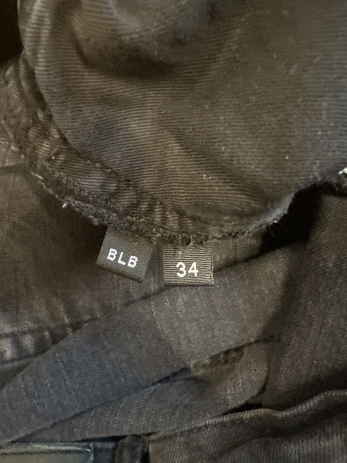 Purple Brand Purple Brand Knee Hole Black Denim Jeans Size 34 Size US 34 / EU 50 - 6 Thumbnail