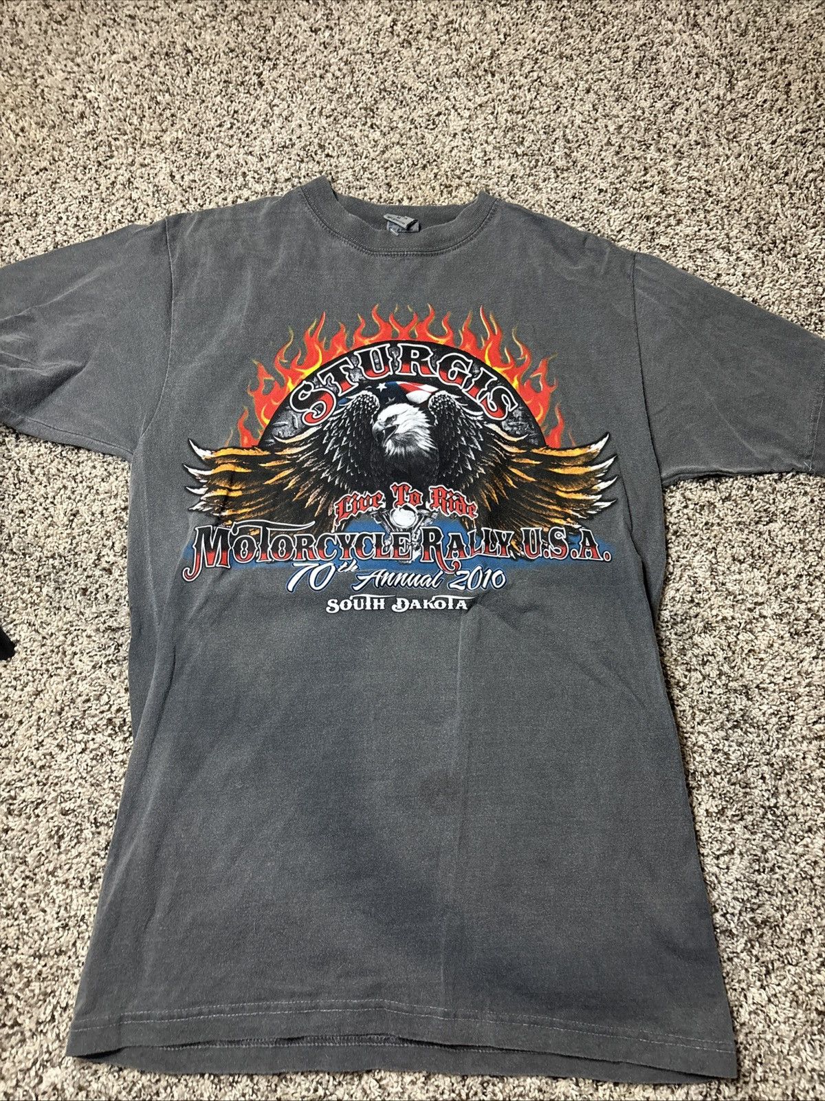 Harley Davidson Vintage Tee Size US XL / EU 56 / 4 - 1 Thumbnail