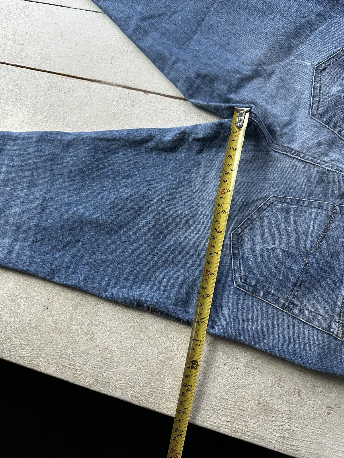Diesel 🚨 DIESEL AVANT GARDE GOTHIC WOMEN JEANS LOGO IFSIXWASNINE Size 30" / US 8 / IT 44 - 14 Thumbnail