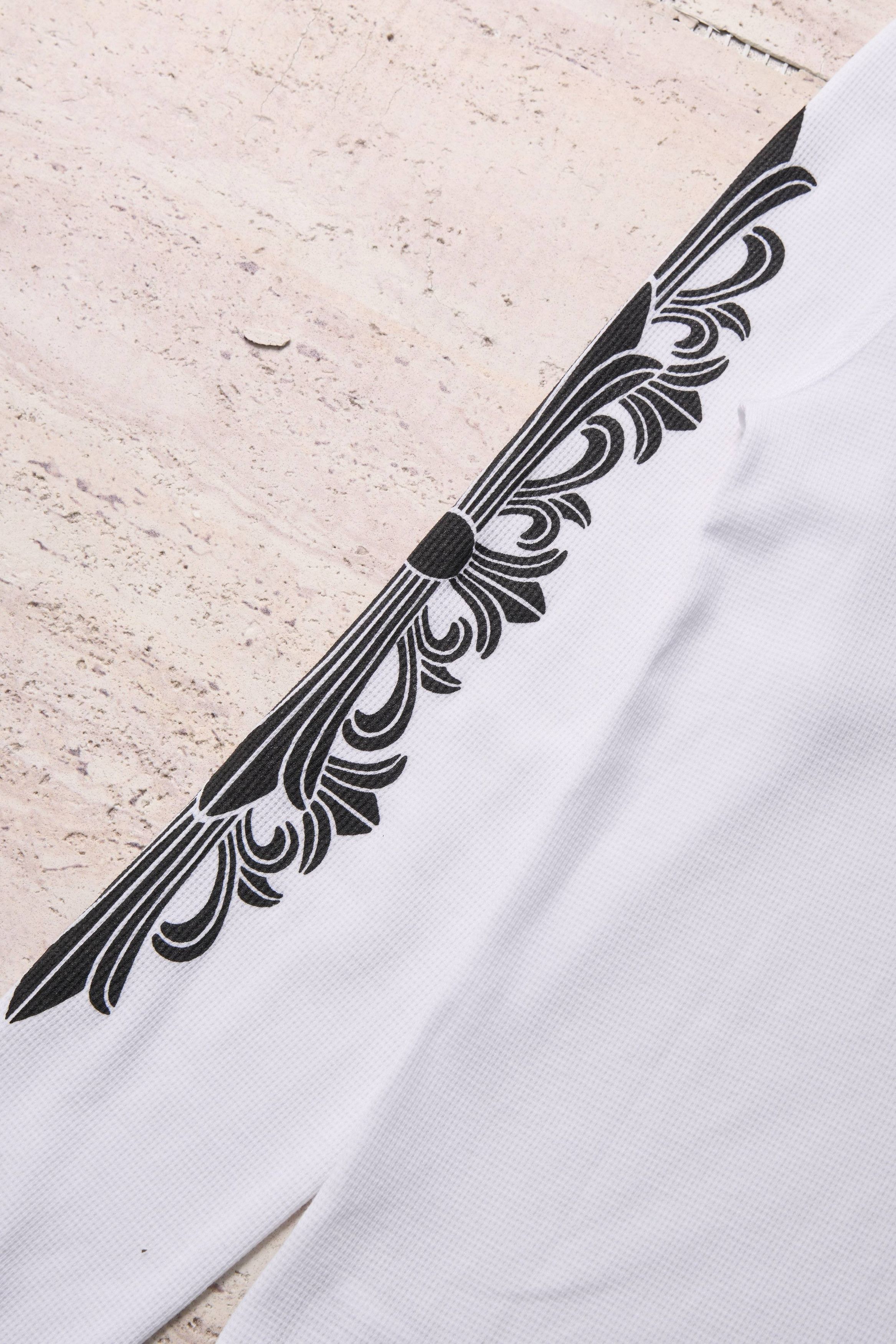 Chrome Hearts Chrome Hearts Dagger Thermal long t-shirt white Size L / US 10 / IT 46 - 5 Thumbnail